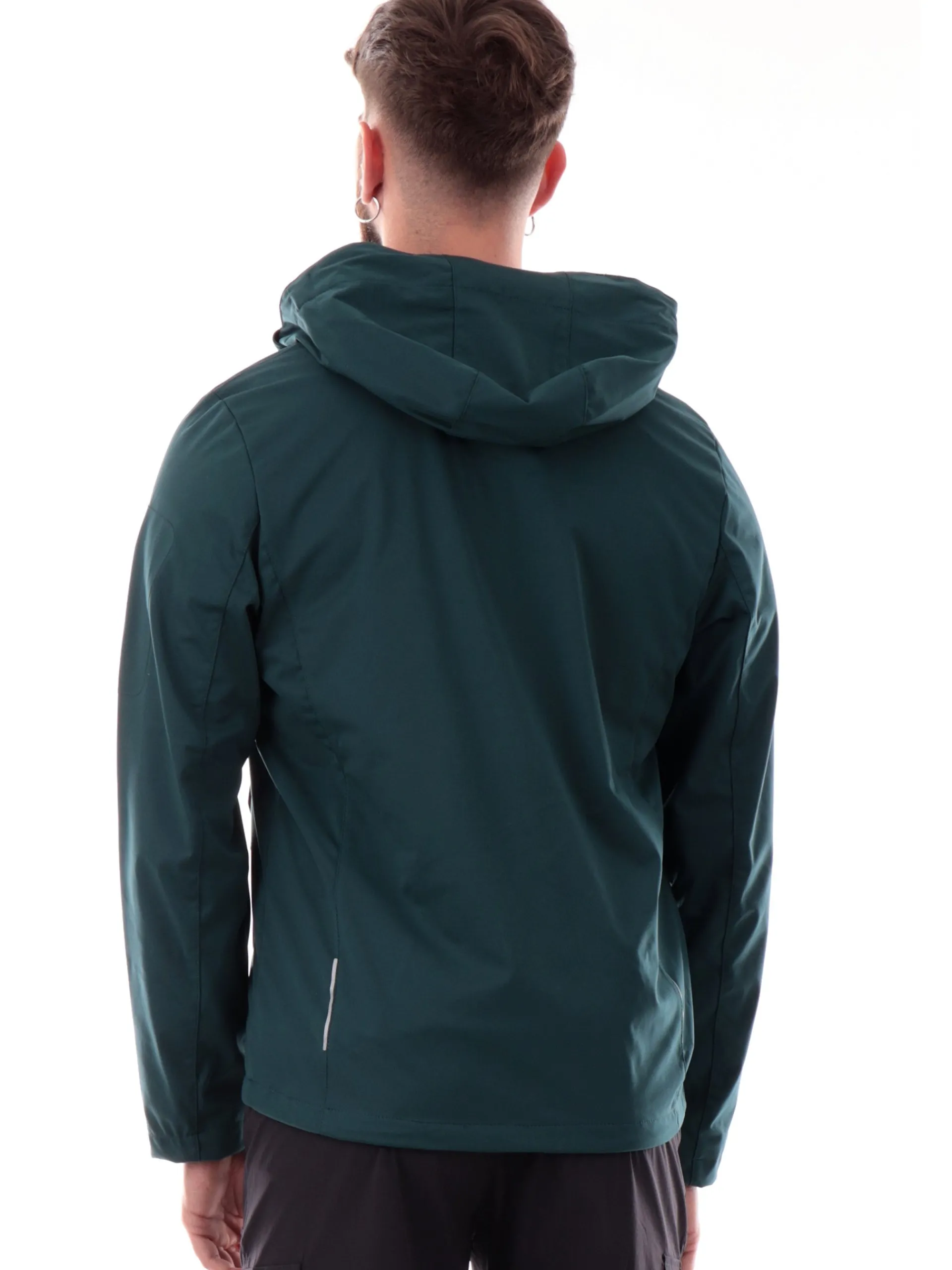 CMP Giubbini|Giubbini*Giacca trekking verde da uomo con cappuccio removibile 39A5027