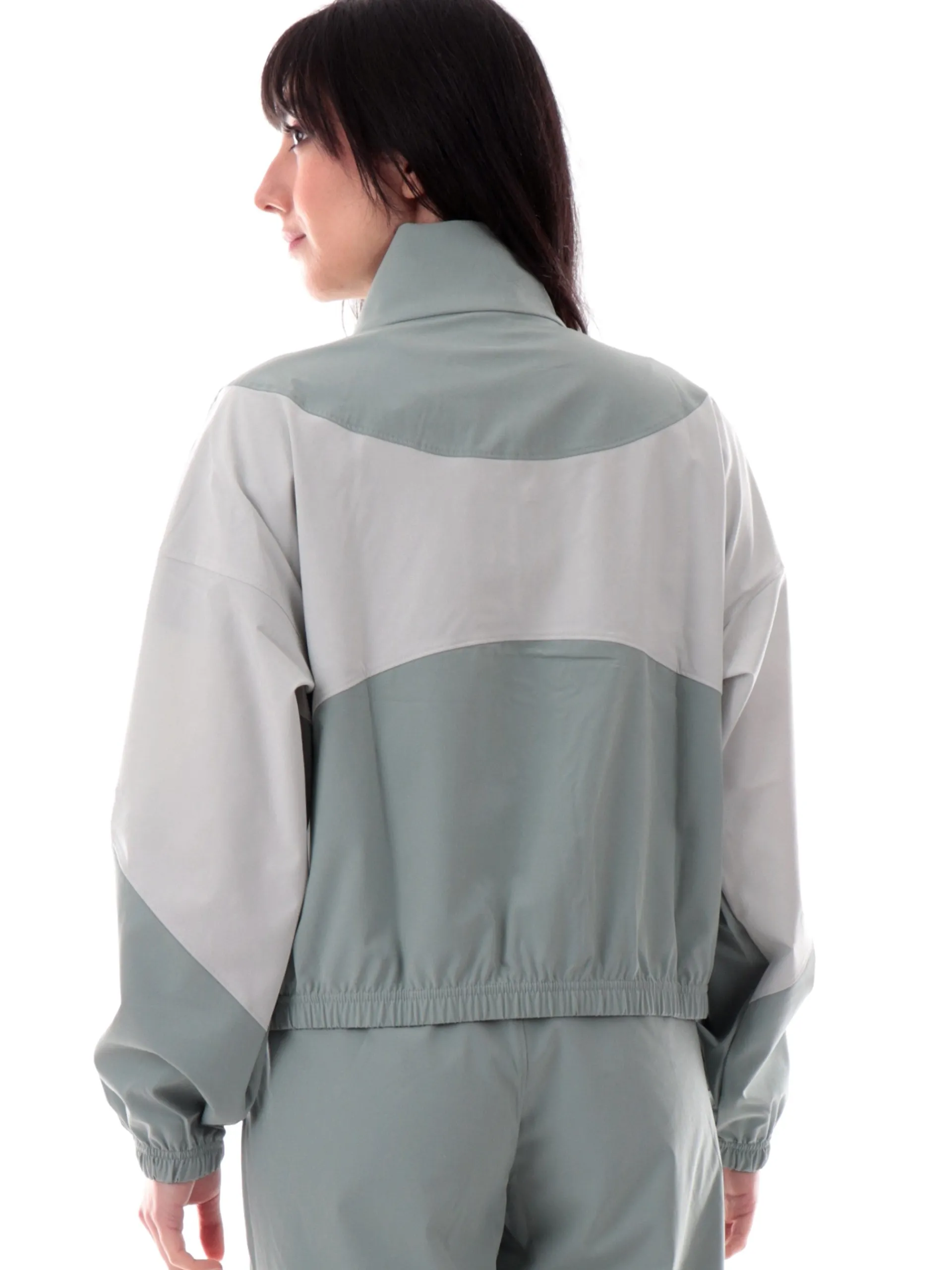 UNDER ARMOUR Giubbini*Giacca verde e bianca da donna tecnica Rival Woven 13896310