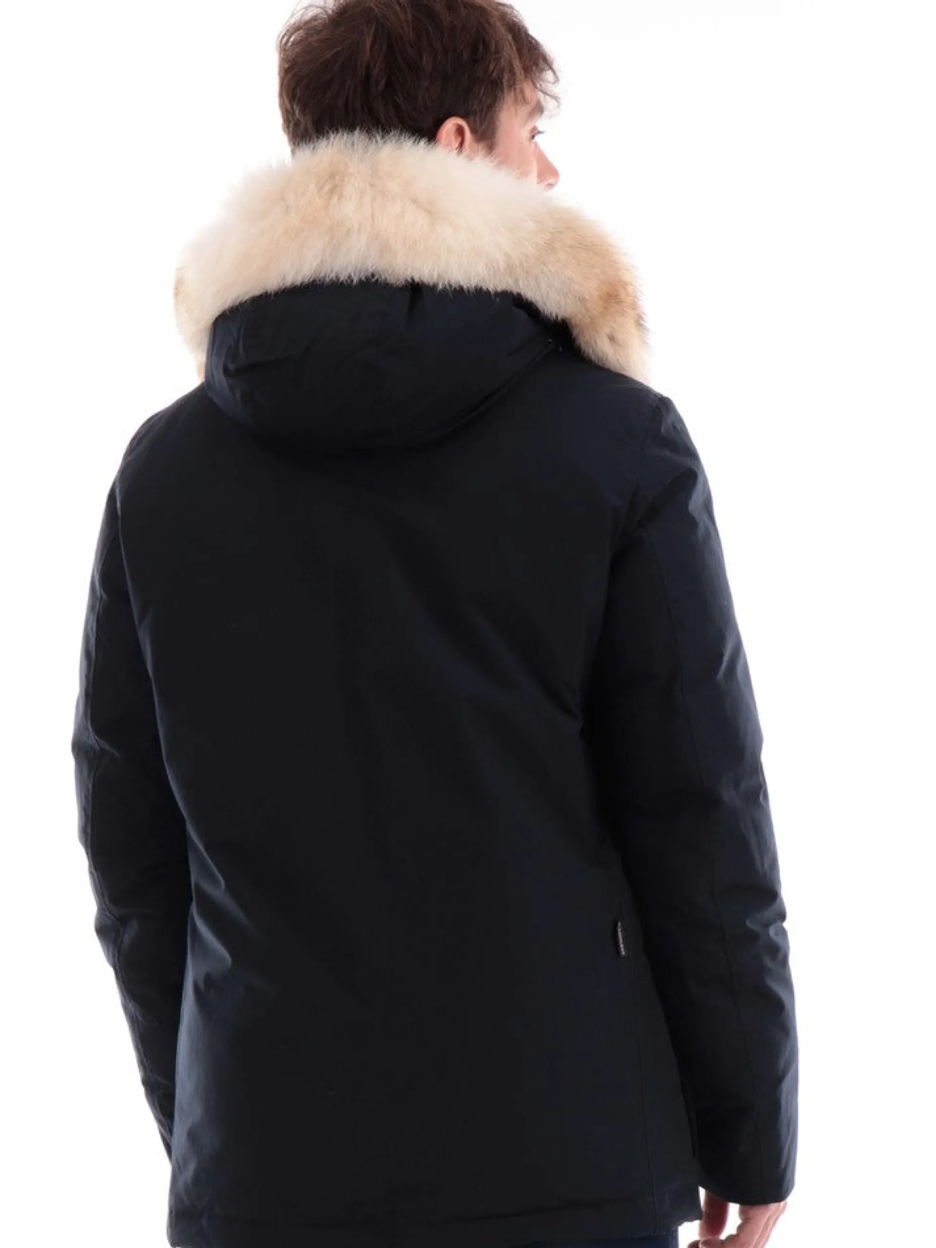 WOOLRICH Giubbotti*Giacca blu da uomo Arctic Detachable 0484MRUT0001