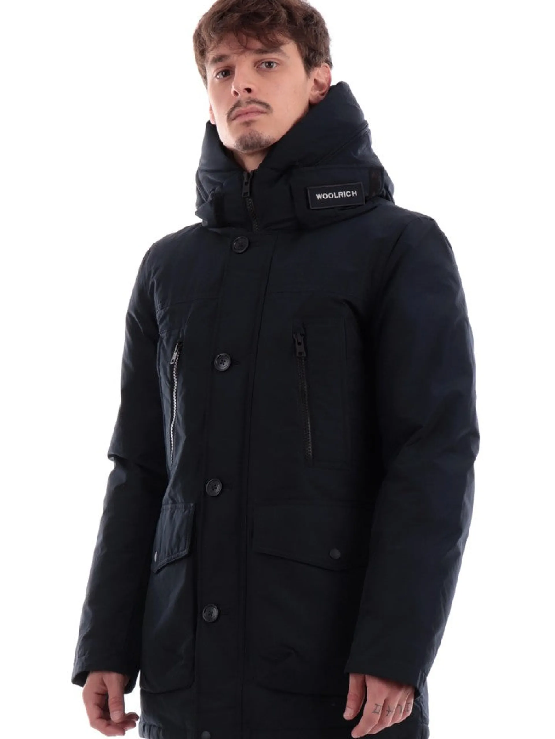 WOOLRICH Giubbotti*Giacca blu da uomo Ramar Arctic Parka 0866MRUT0001