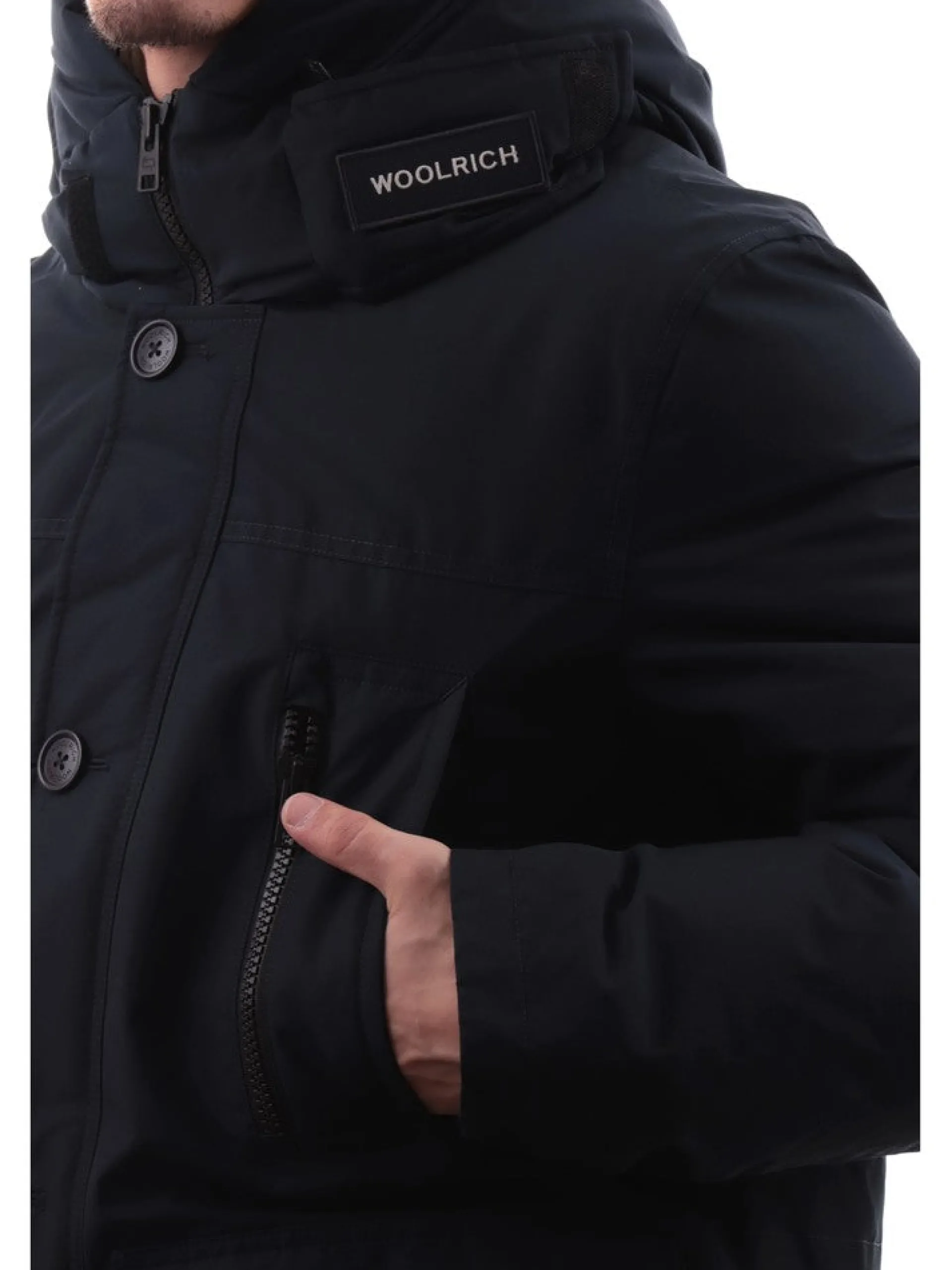 WOOLRICH Giubbotti*Giacca blu da uomo Ramar Arctic Parka 0866MRUT0001