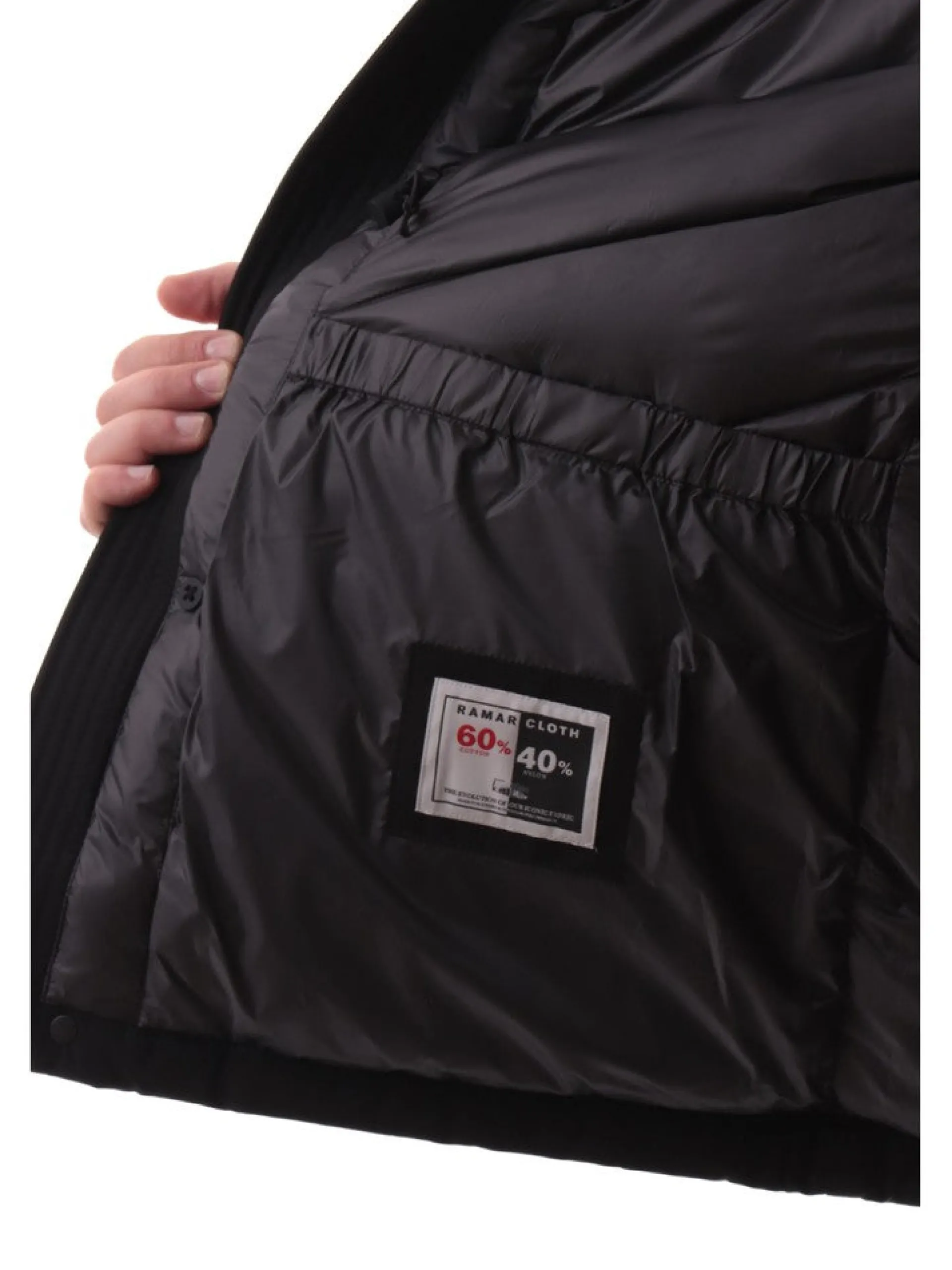 WOOLRICH Giubbotti*Giacca nera da uomo Ramar Arctic Parka 0866MRUT0001