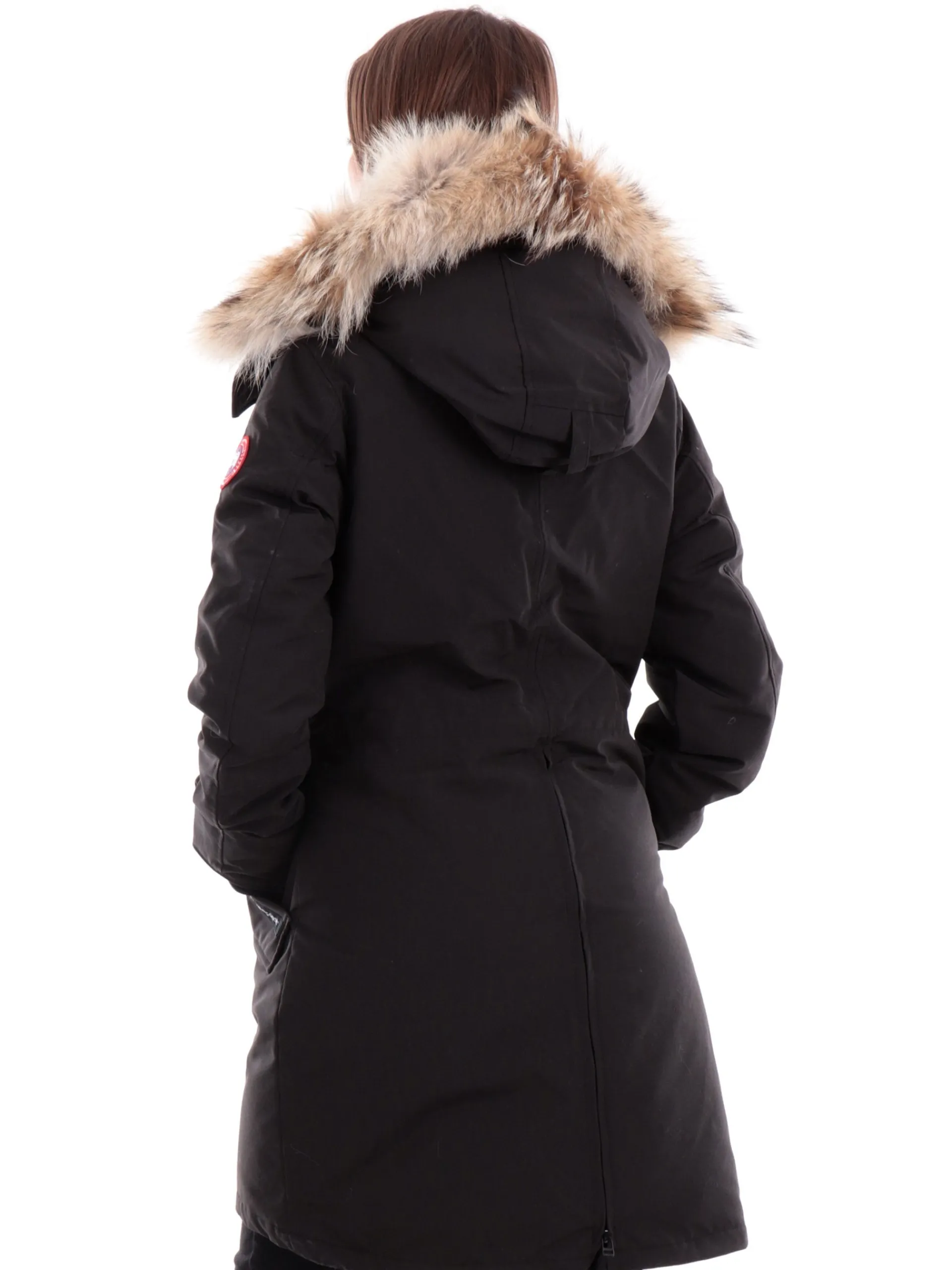 CANADA GOOSE Giubbotti*Giaccone nero da donna Rossclair Parka 2580L
