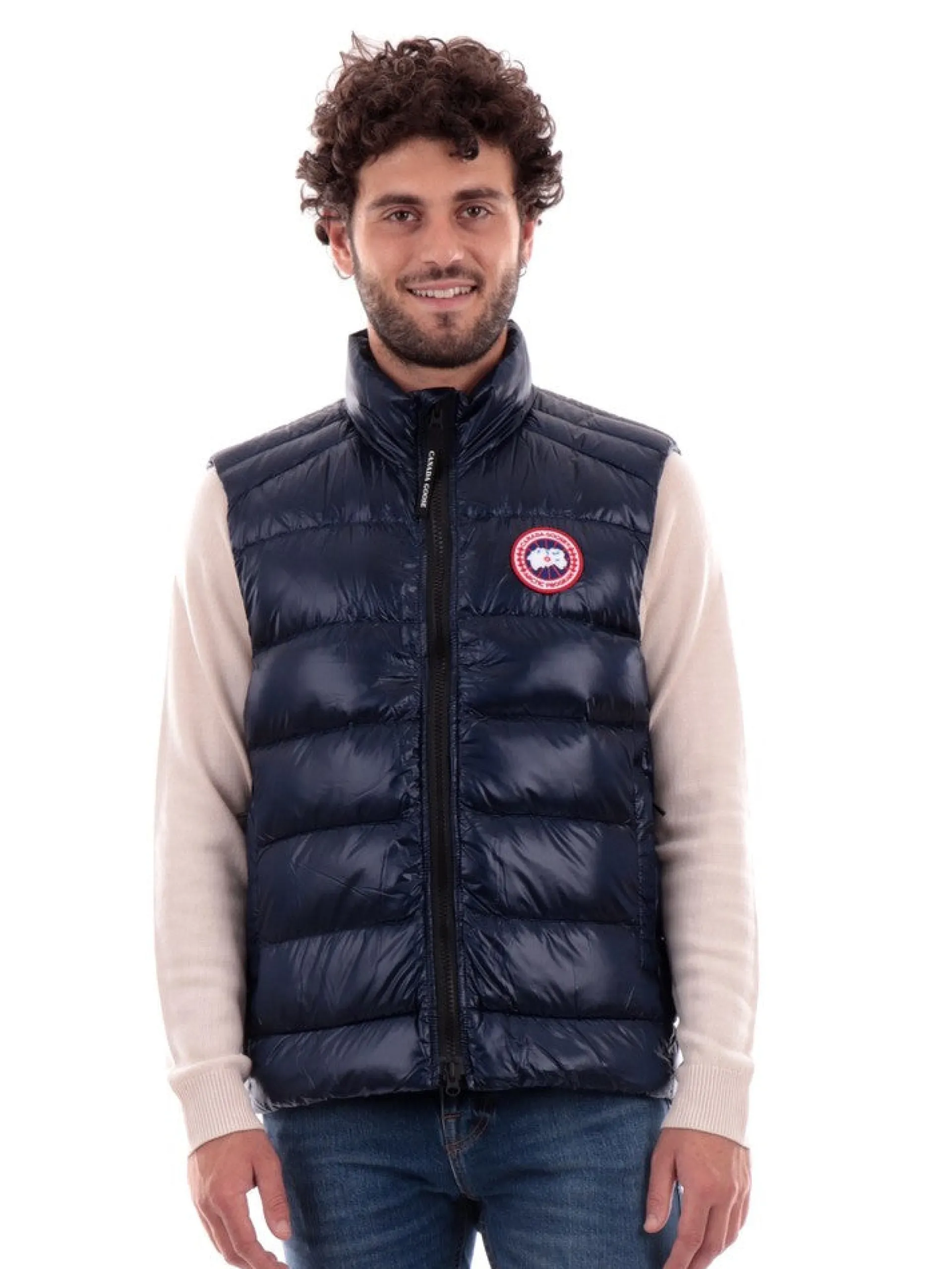 CANADA GOOSE Gilet*Gilet Blu da Uomo Crofton Vest 2229M63