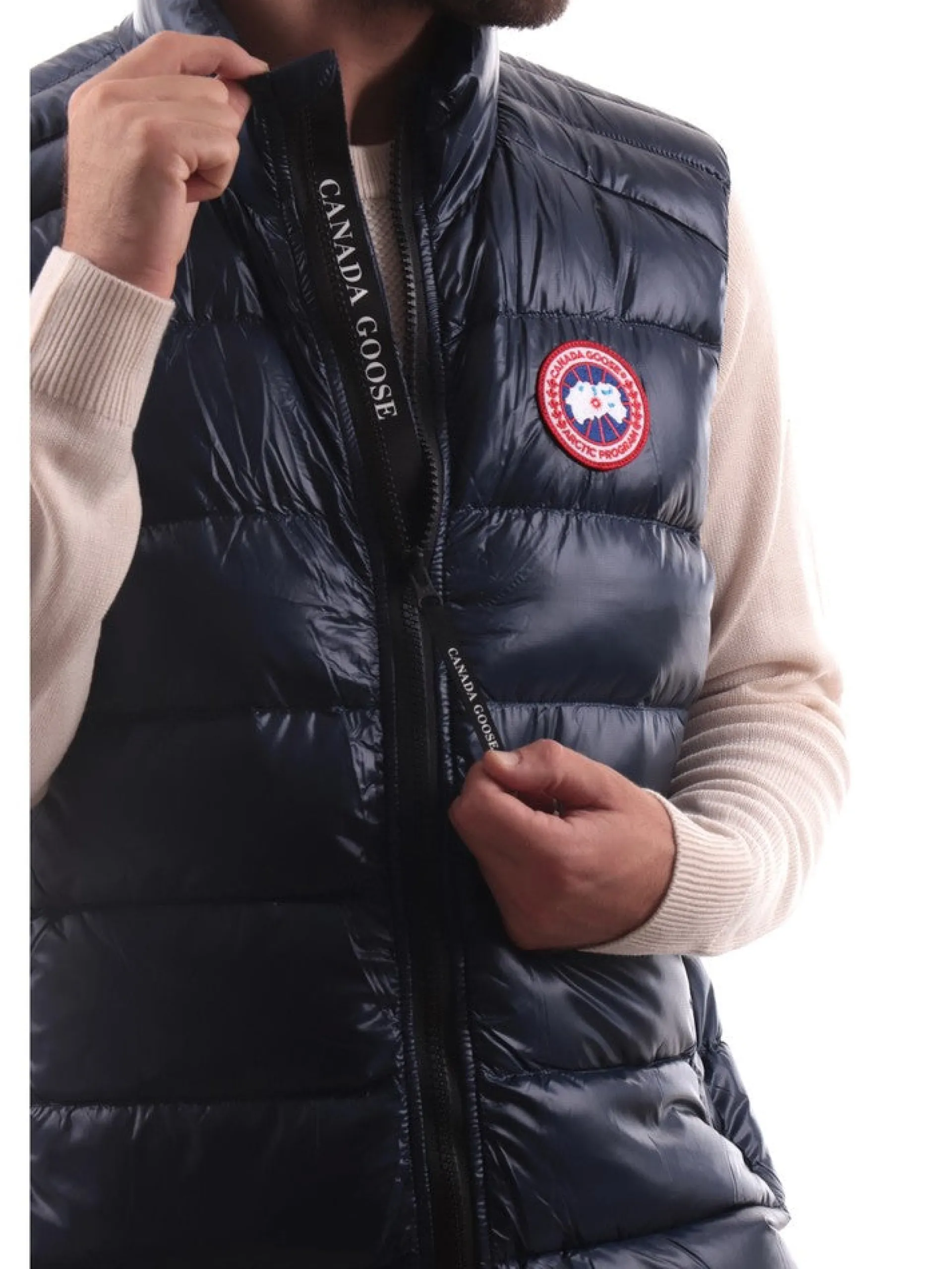CANADA GOOSE Gilet*Gilet Blu da Uomo Crofton Vest 2229M63