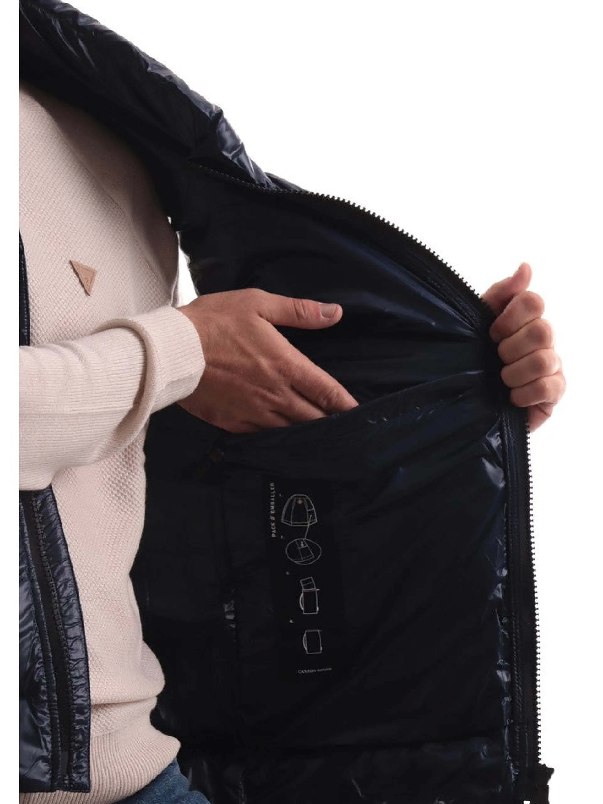 CANADA GOOSE Gilet*Gilet Blu da Uomo Crofton Vest 2229M63