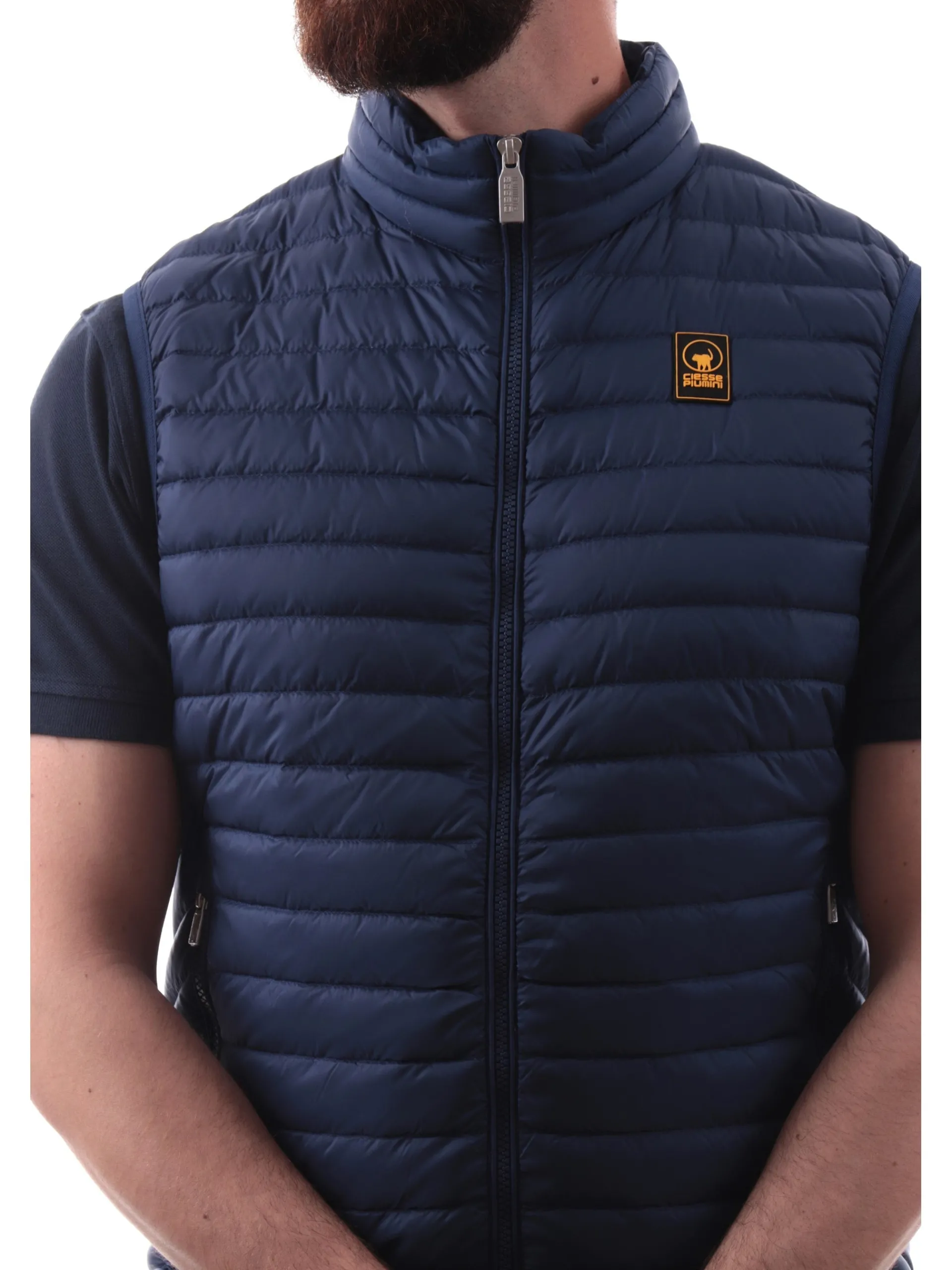 CIESSE Gilet*Gilet blu da uomo realizzato in morbida piuma 100 grammi MV20128N0210D 33