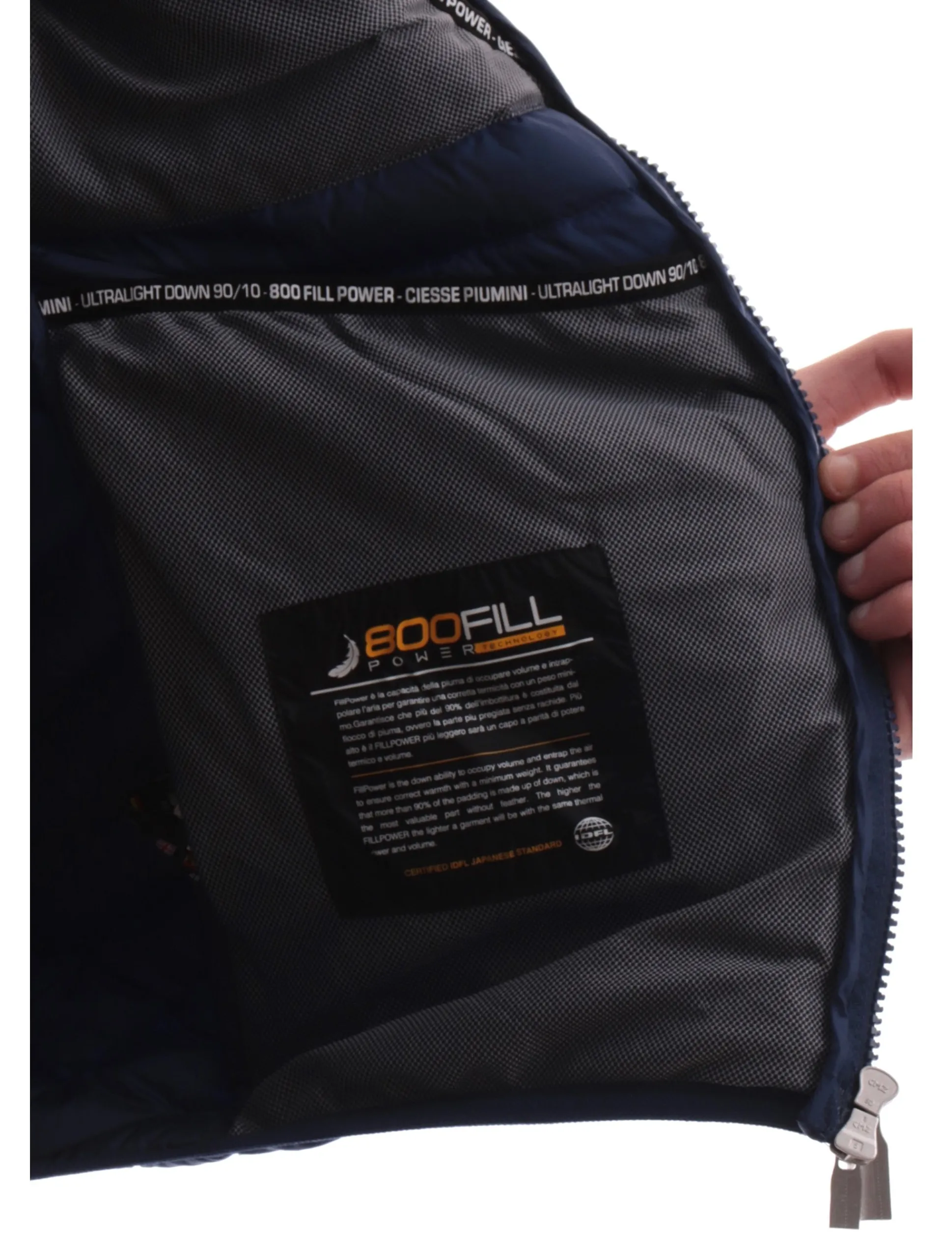 CIESSE Gilet*Gilet blu da uomo realizzato in morbida piuma 100 grammi MV20128N0210D 33