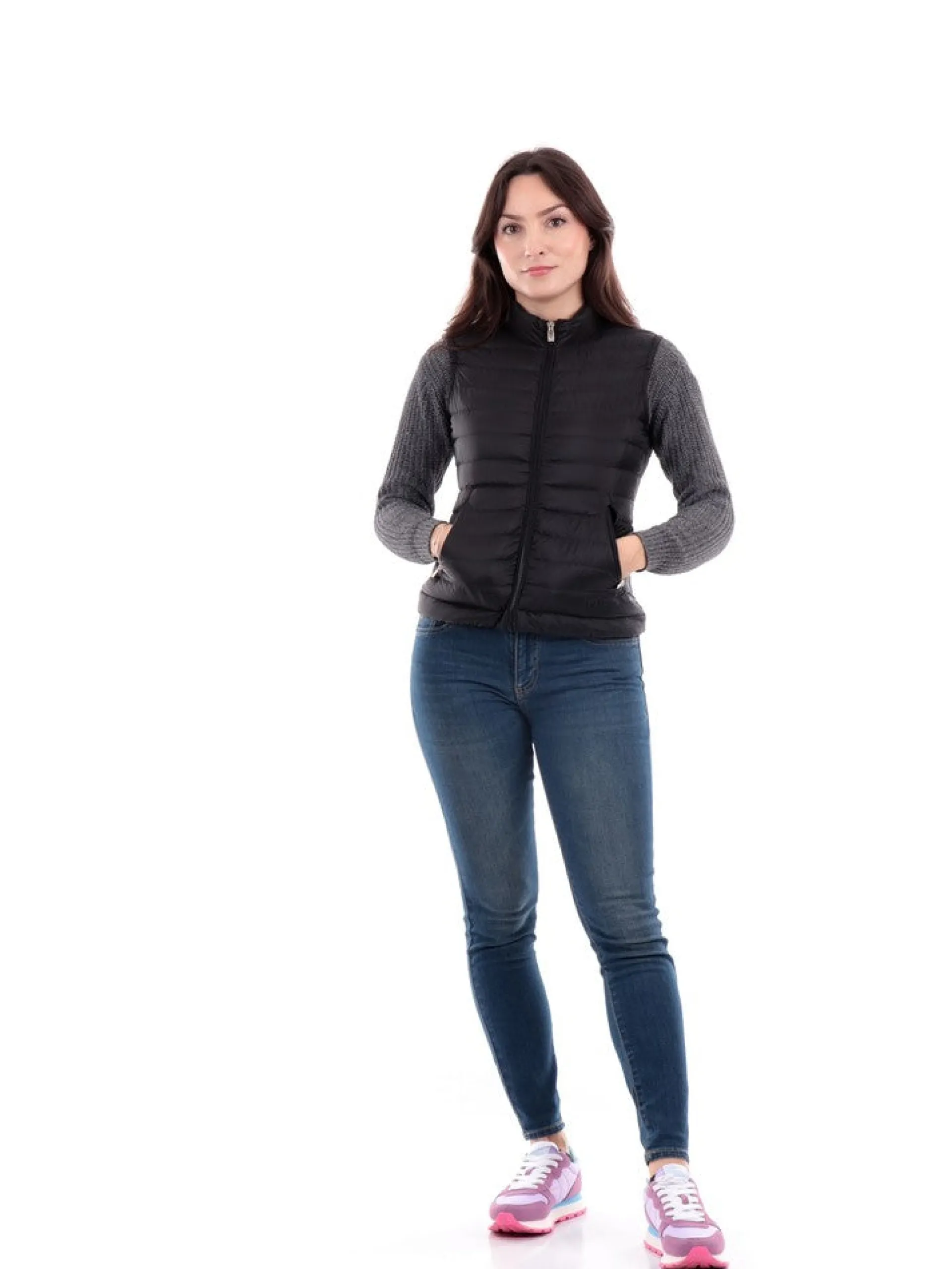 CIESSE Gilet*Gilet nero da donna WV22418P0210D