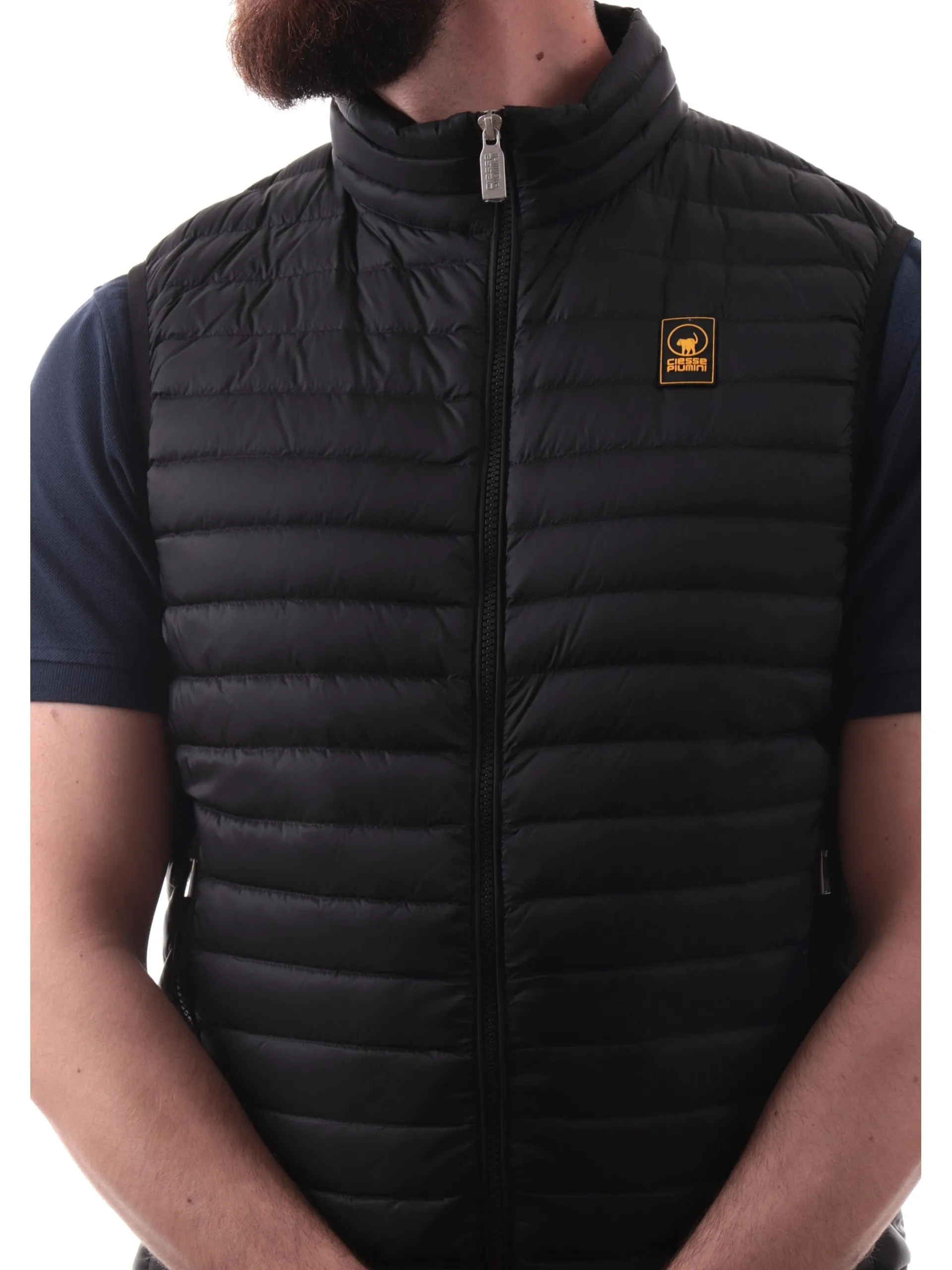 CIESSE Gilet*Gilet nero da uomo realizzato in morbida piuma 100 grammi MV20128N02102 06
