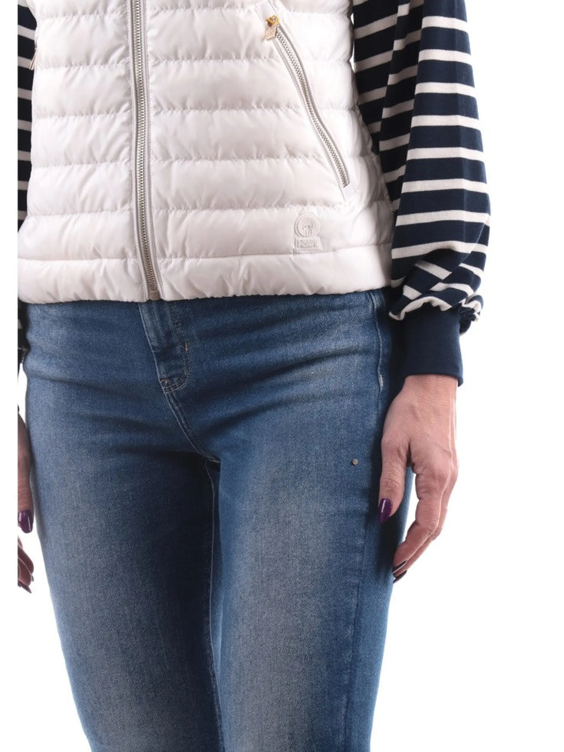 CIESSE Gilet*Gilet Piumini bianco da donna, modello Paprika WV22418P0210D