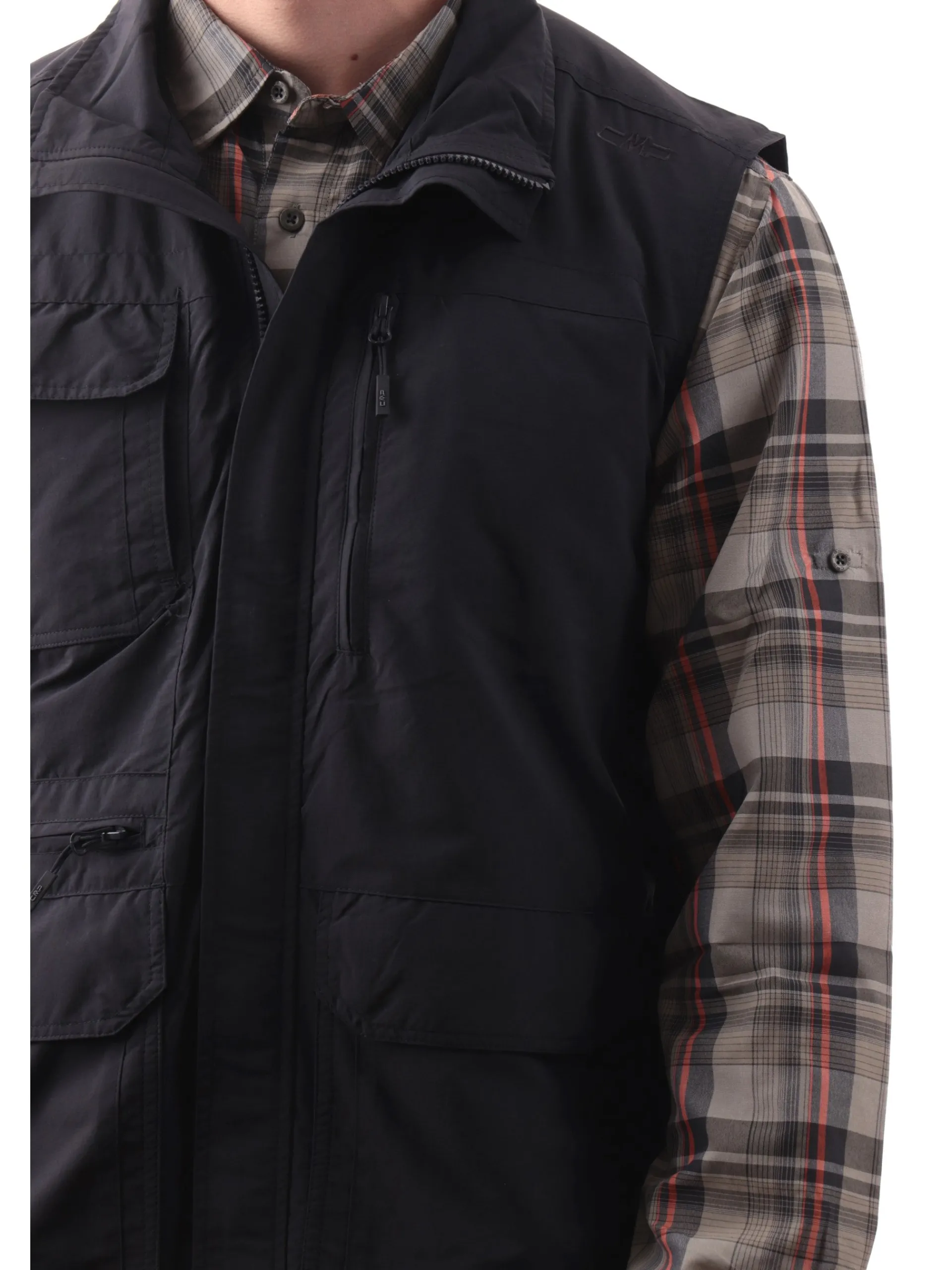 CMP Gilet*Gilet da trekking nero da uomo 30T6657