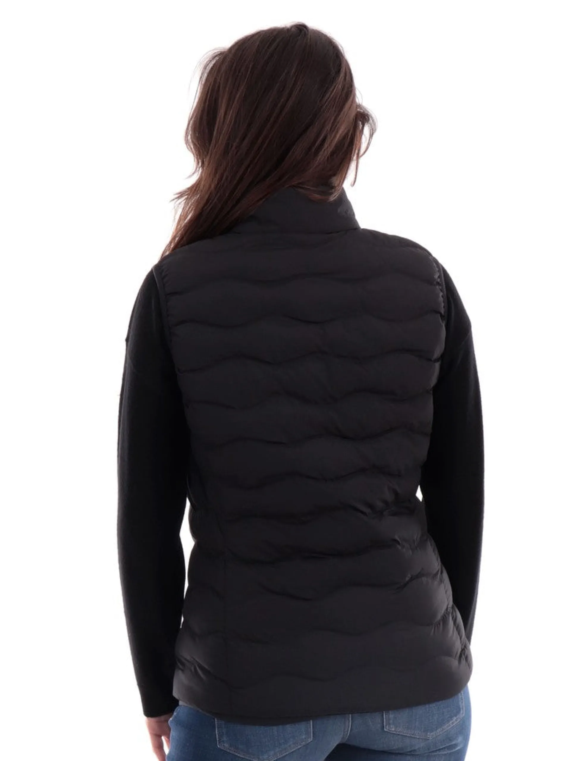 EMPORIO ARMANI 7 Gilet*Gilet Emporio Armani EA7 nero da donna 8NTQ08TNF8Z