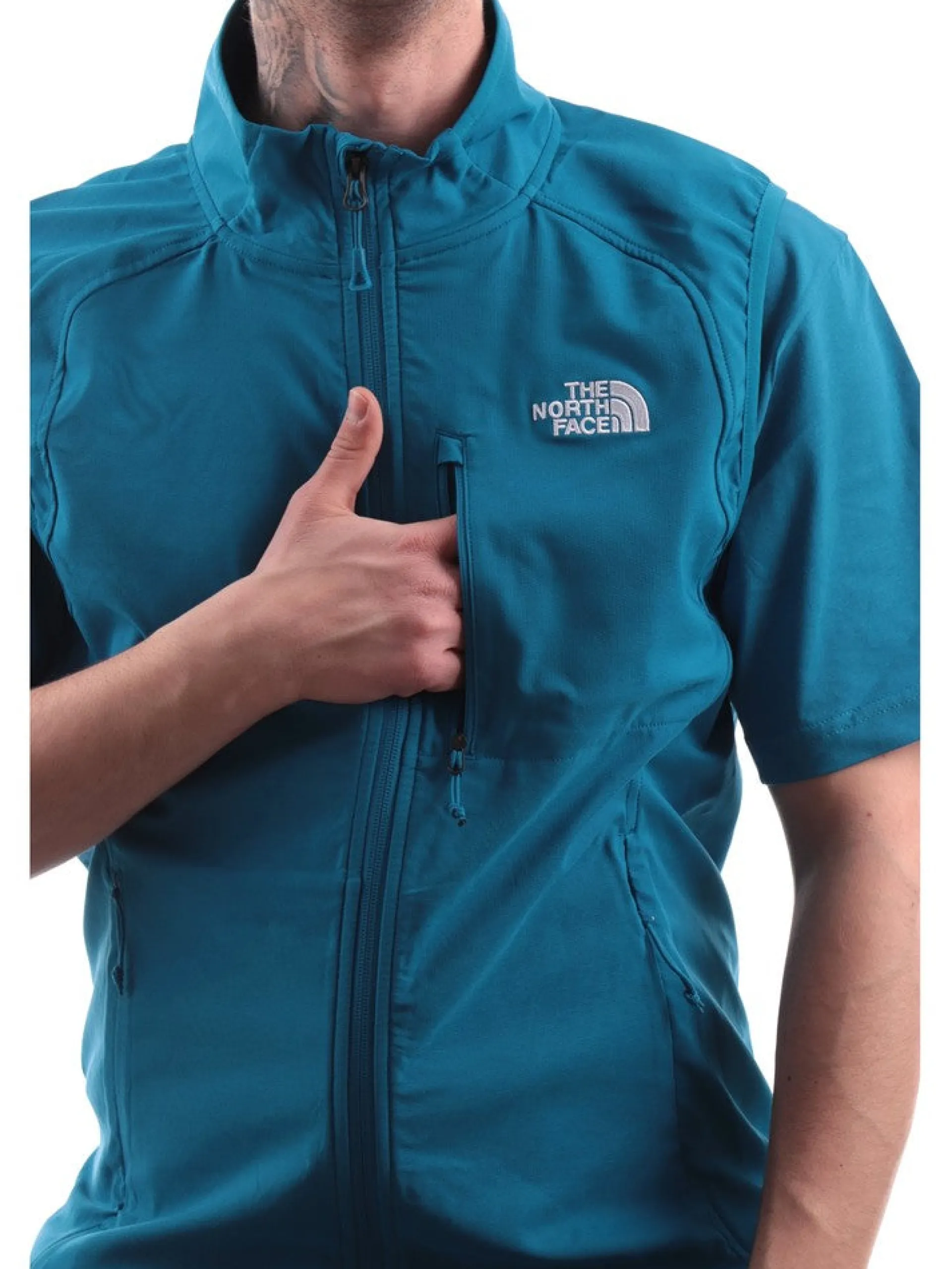 THE NORTH FACE Gilet*Gilet celeste da uomo Nimble Vest NF0A4955