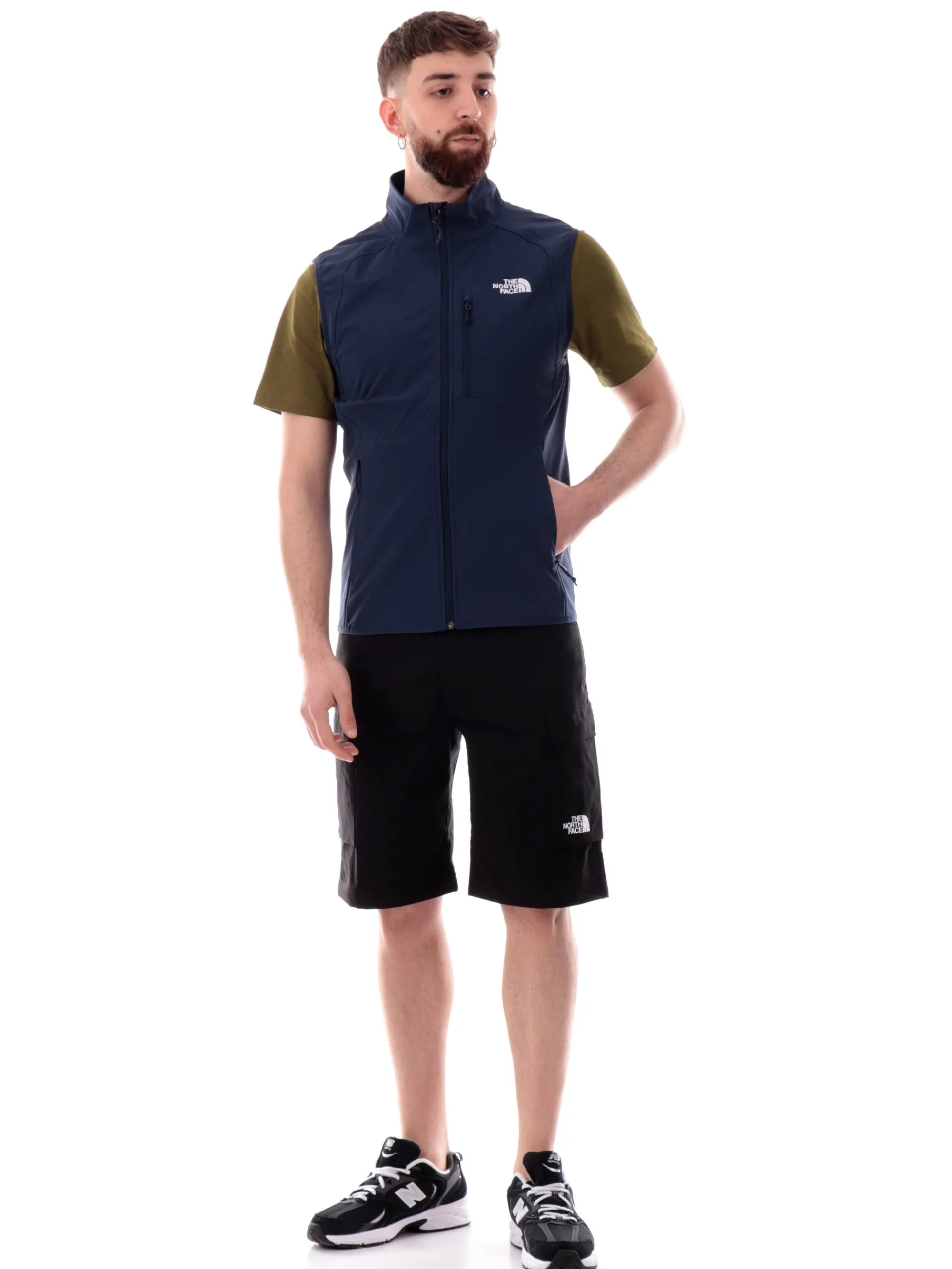 THE NORTH FACE Gilet*Gilet Nimble Vest blu da uomo tessuto tecnico NF0A8CD7
