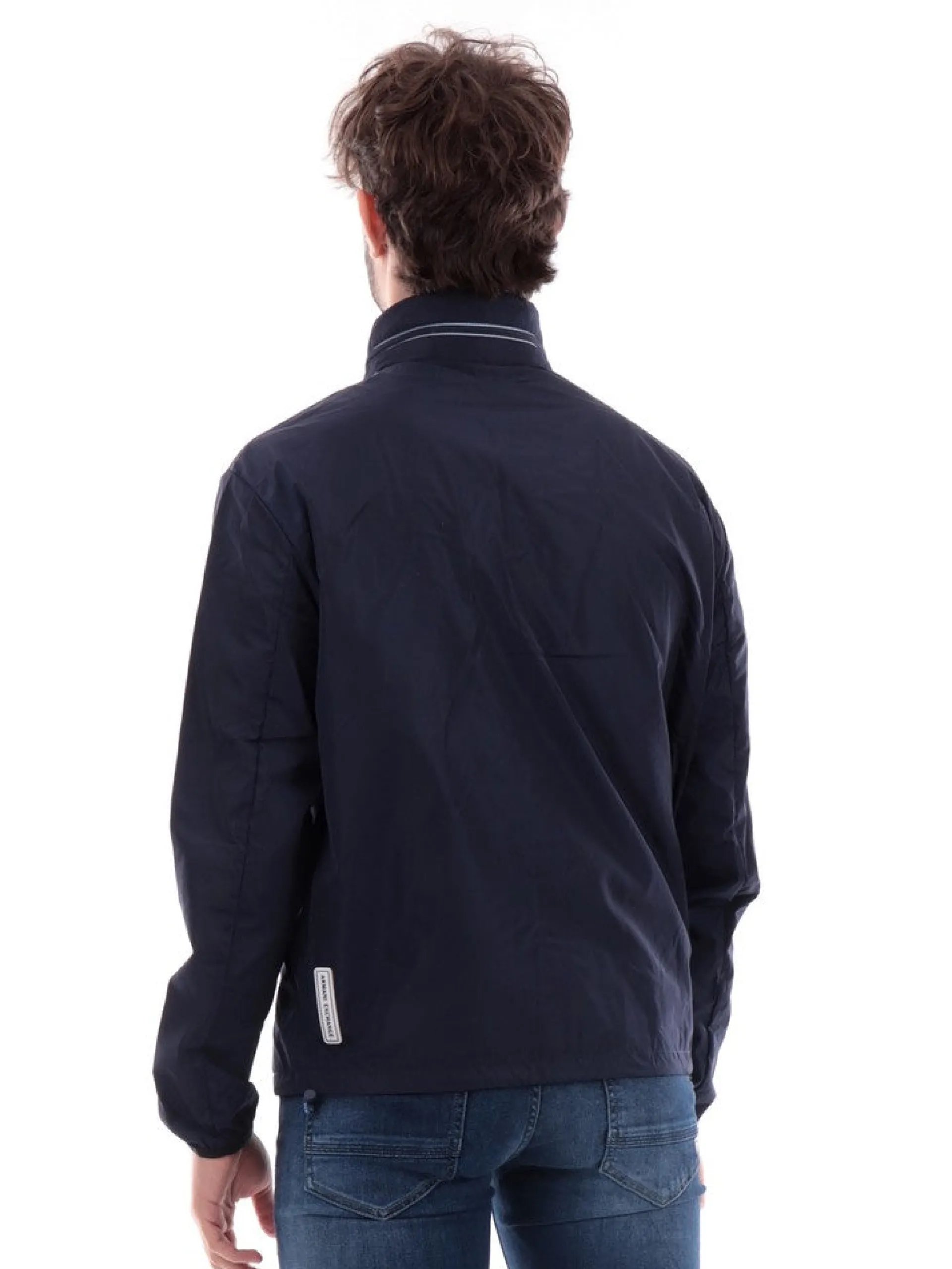 ARMANI EXCHANGE Giubbini*Giubbino AX blu da uomo Blouson 8NZB07ZNWFZ