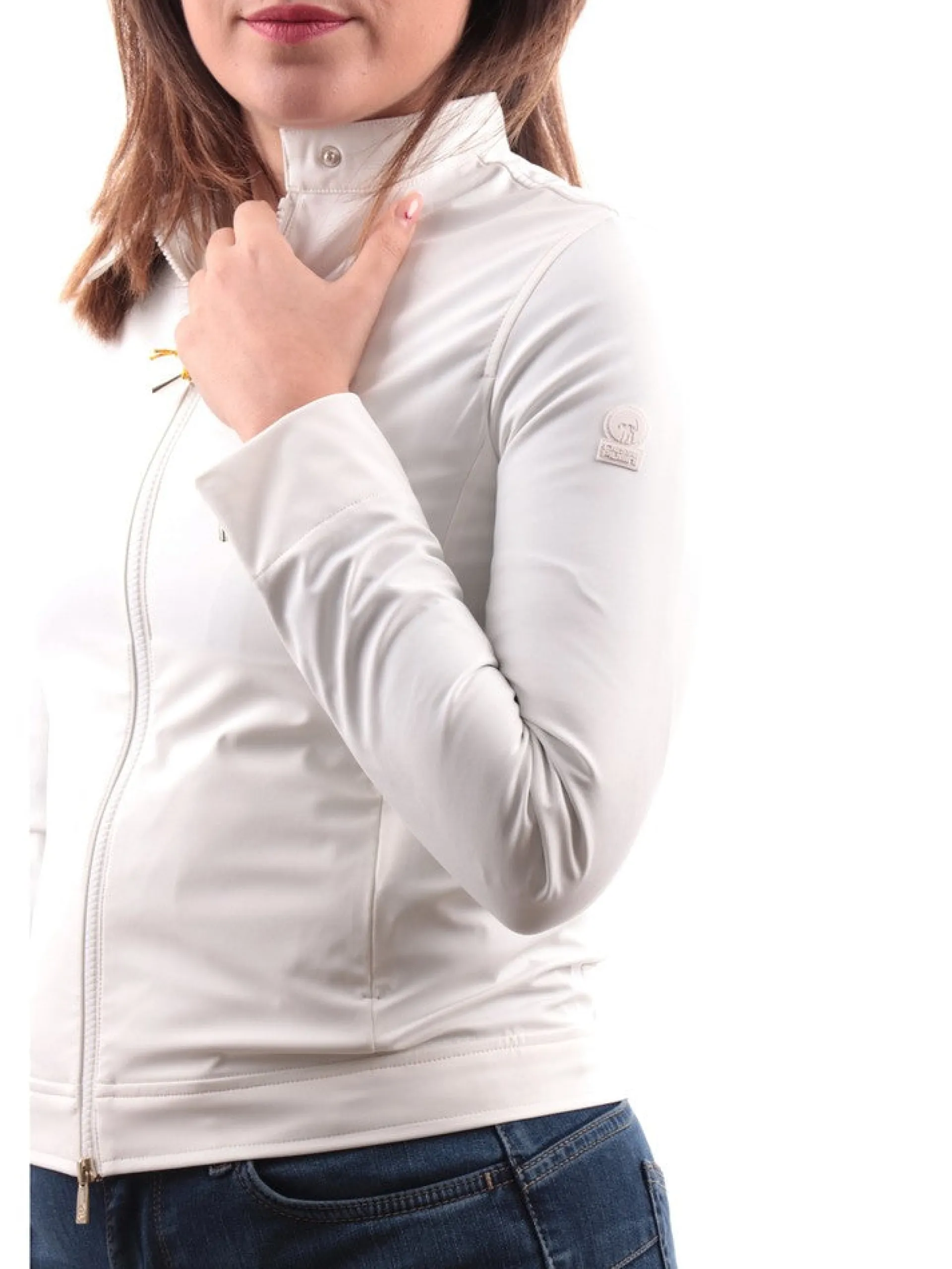 CIESSE Giubbini*Giubbino Piumini bianco da donna Magi Soft Biker WJ32726P0U23