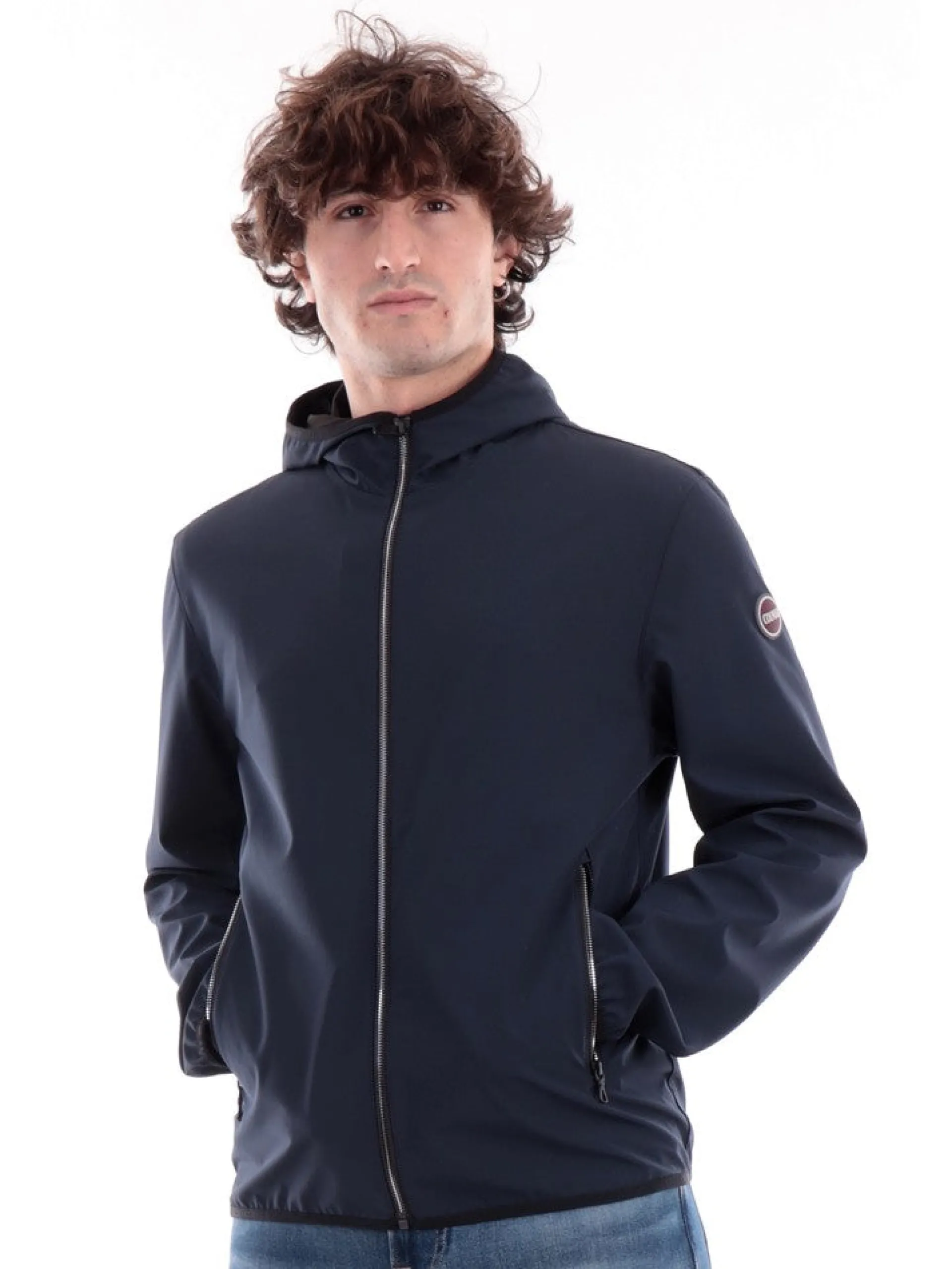 COLMAR Giubbini*Giubbino blu da uomo tessuto tecnico 1861R6WV