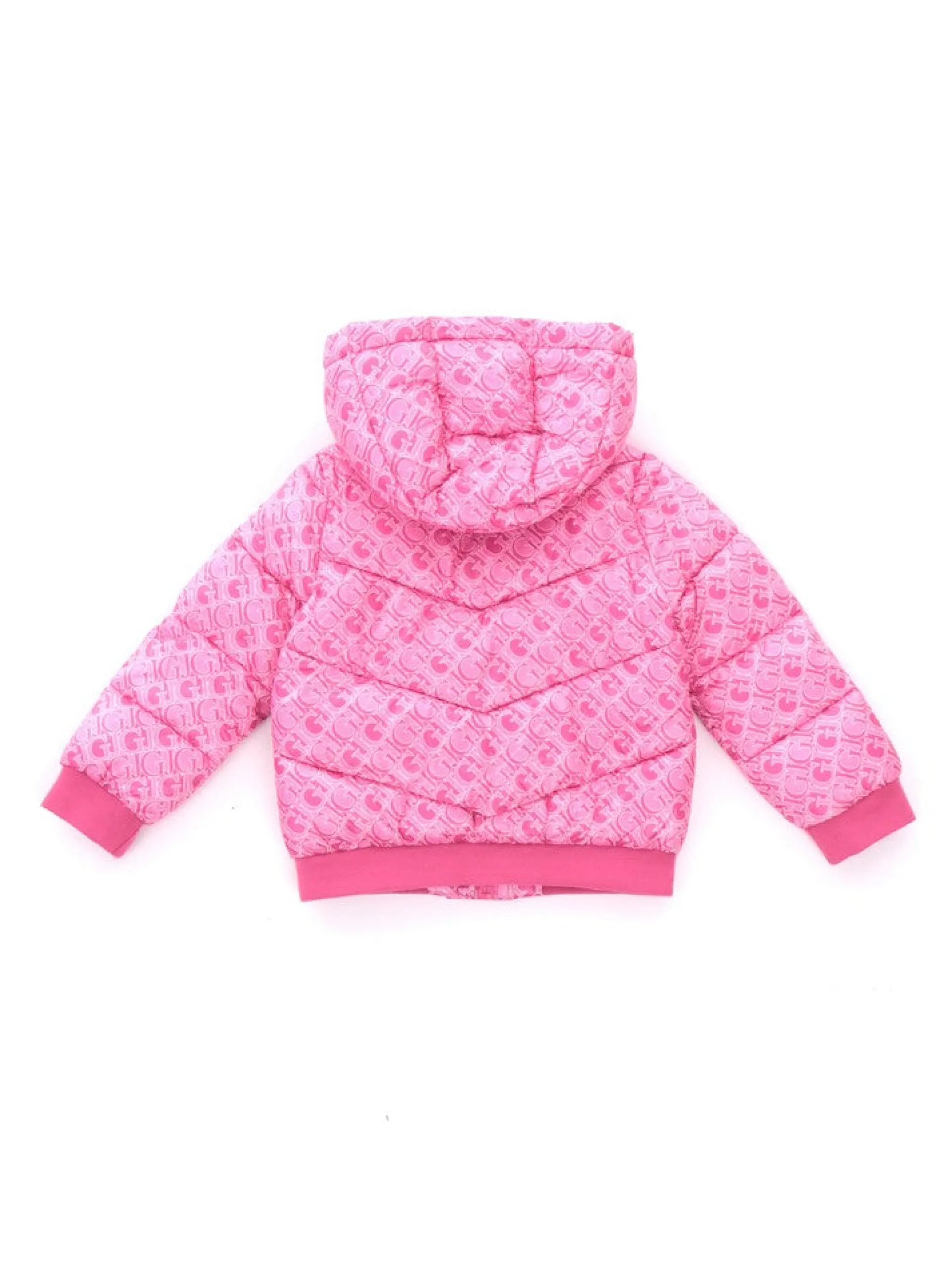 GUESS Capispalla*Giubbino rosa da bambina con cappuccio Puffer K4YL00WEGY0