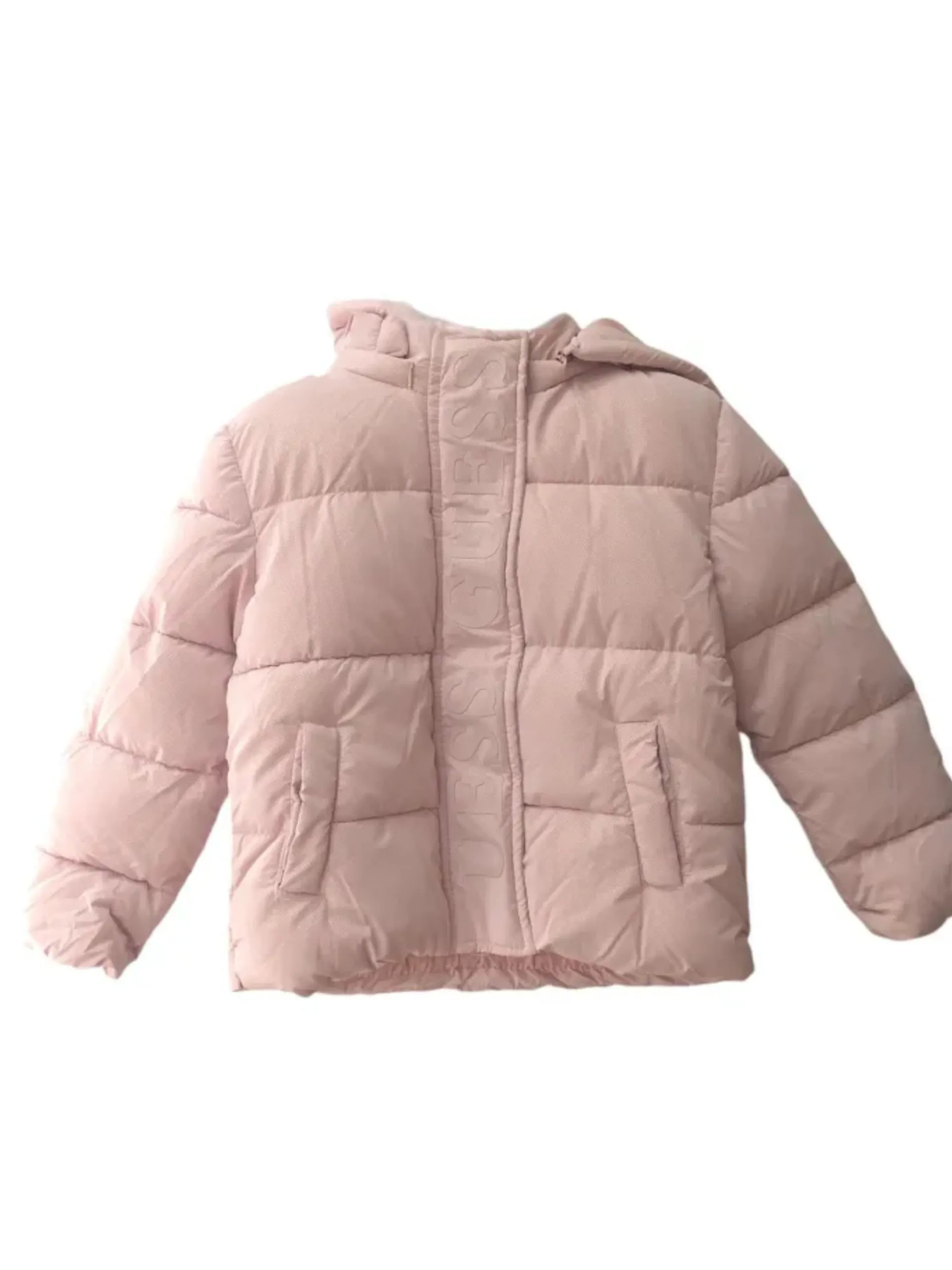 GUESS Capispalla*Giubbino rosa da bambina full zip con cappuccio K4BL01WGIW0