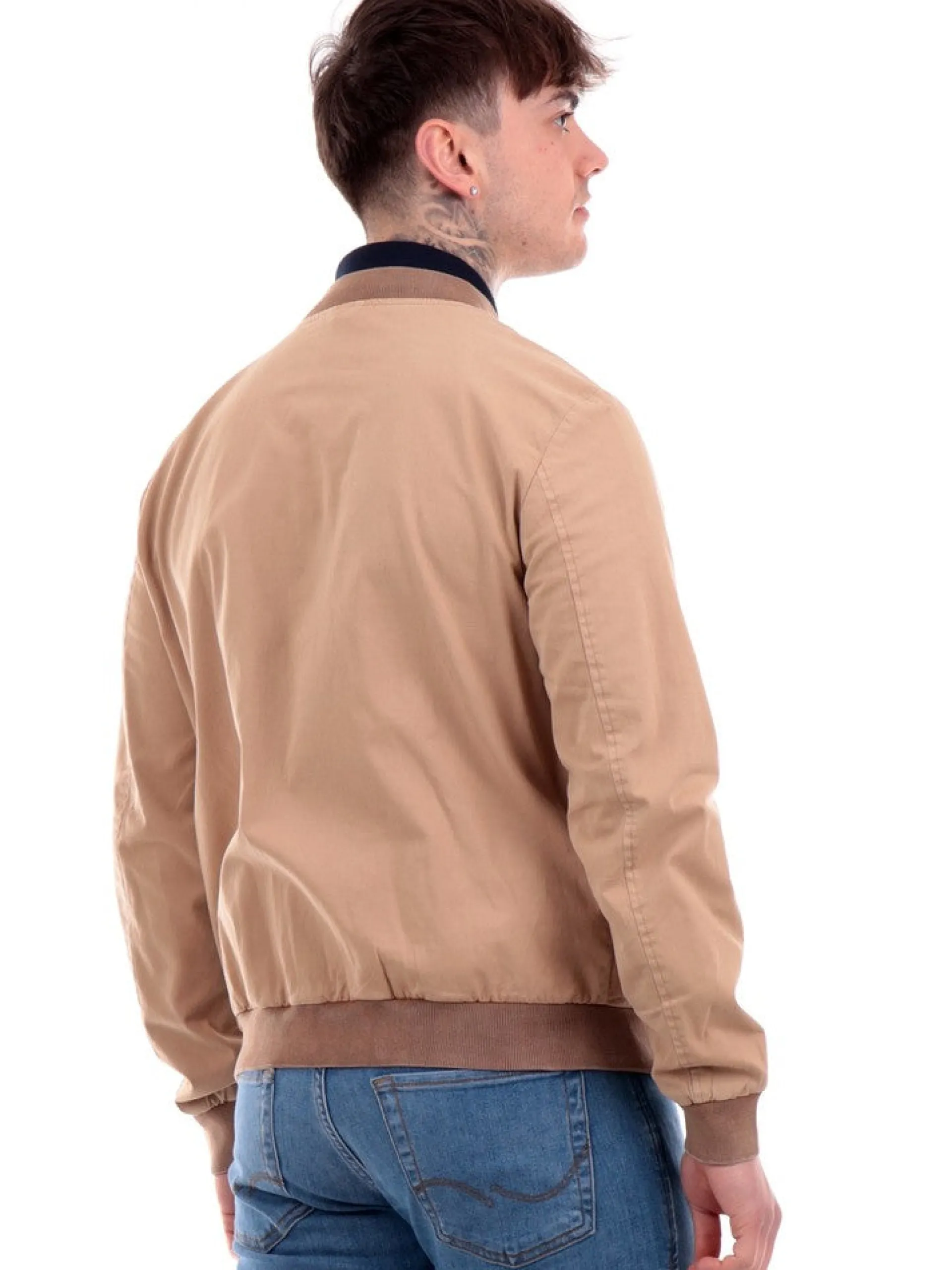MARKUP Giubbini*Giubbino beige da uomo Bomber Twill MK694021