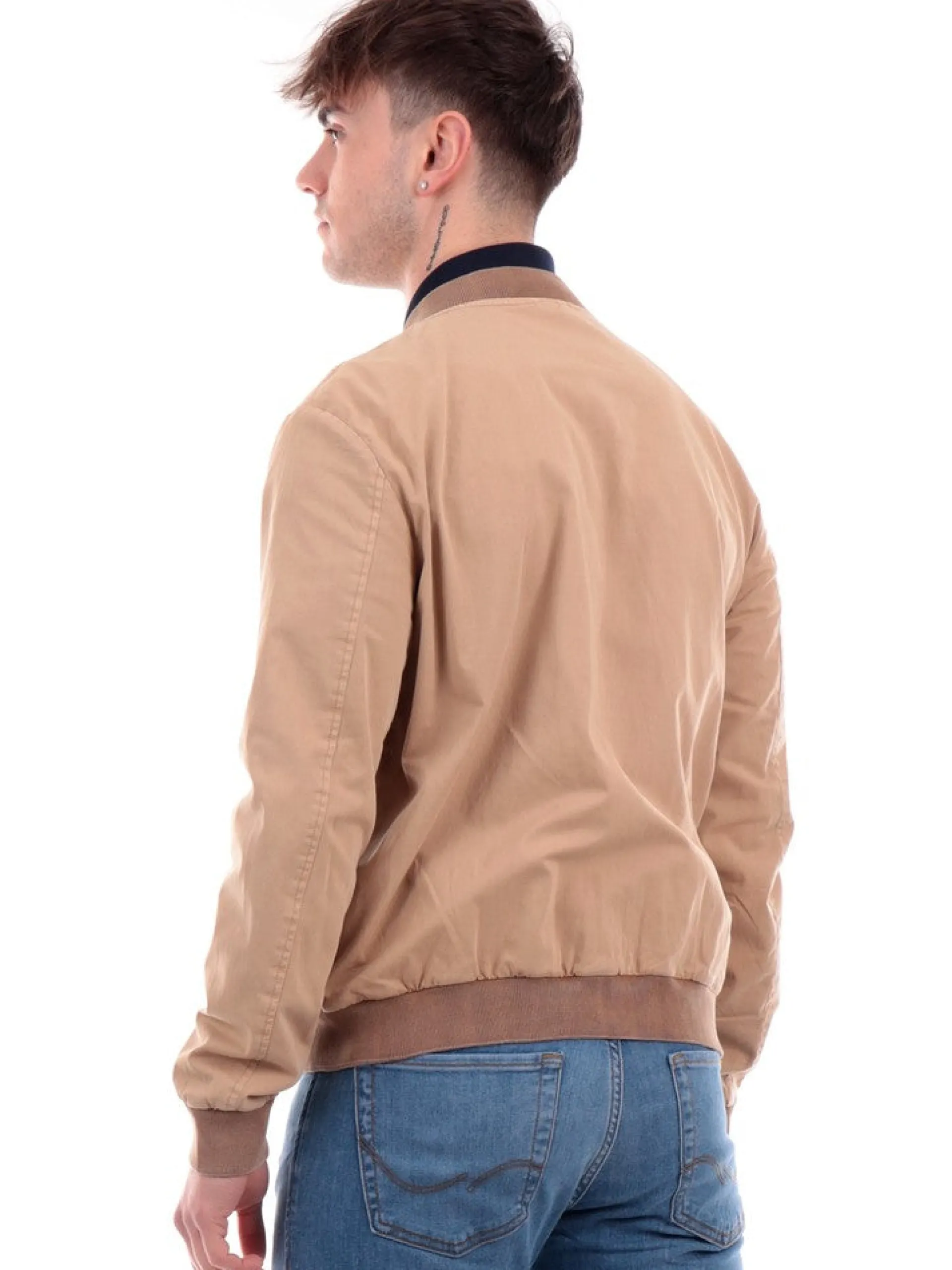 MARKUP Giubbini*Giubbino beige da uomo Bomber Twill MK694021