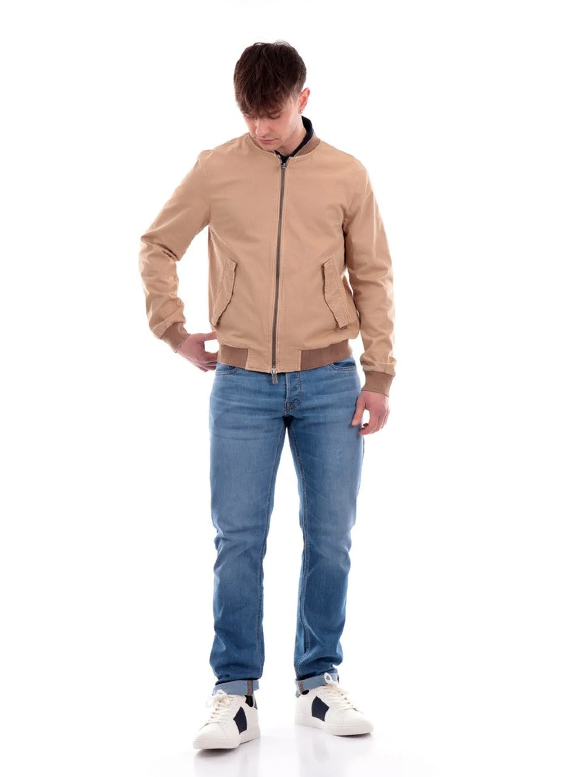 MARKUP Giubbini*Giubbino beige da uomo Bomber Twill MK694021