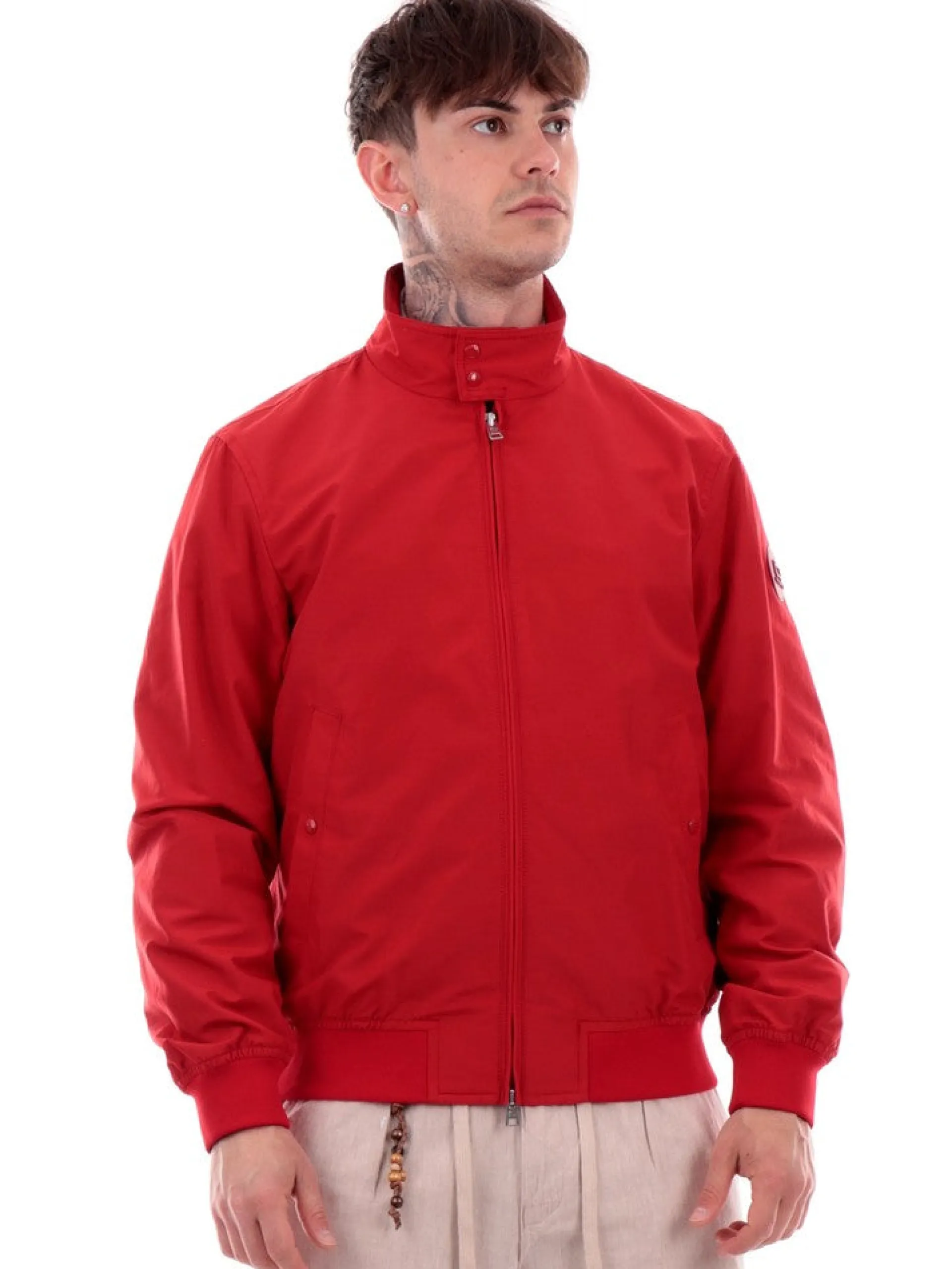 WOOLRICH Giubbini*Giubbino rosso da uomo Cruiser Bomber 0881MRUT3662