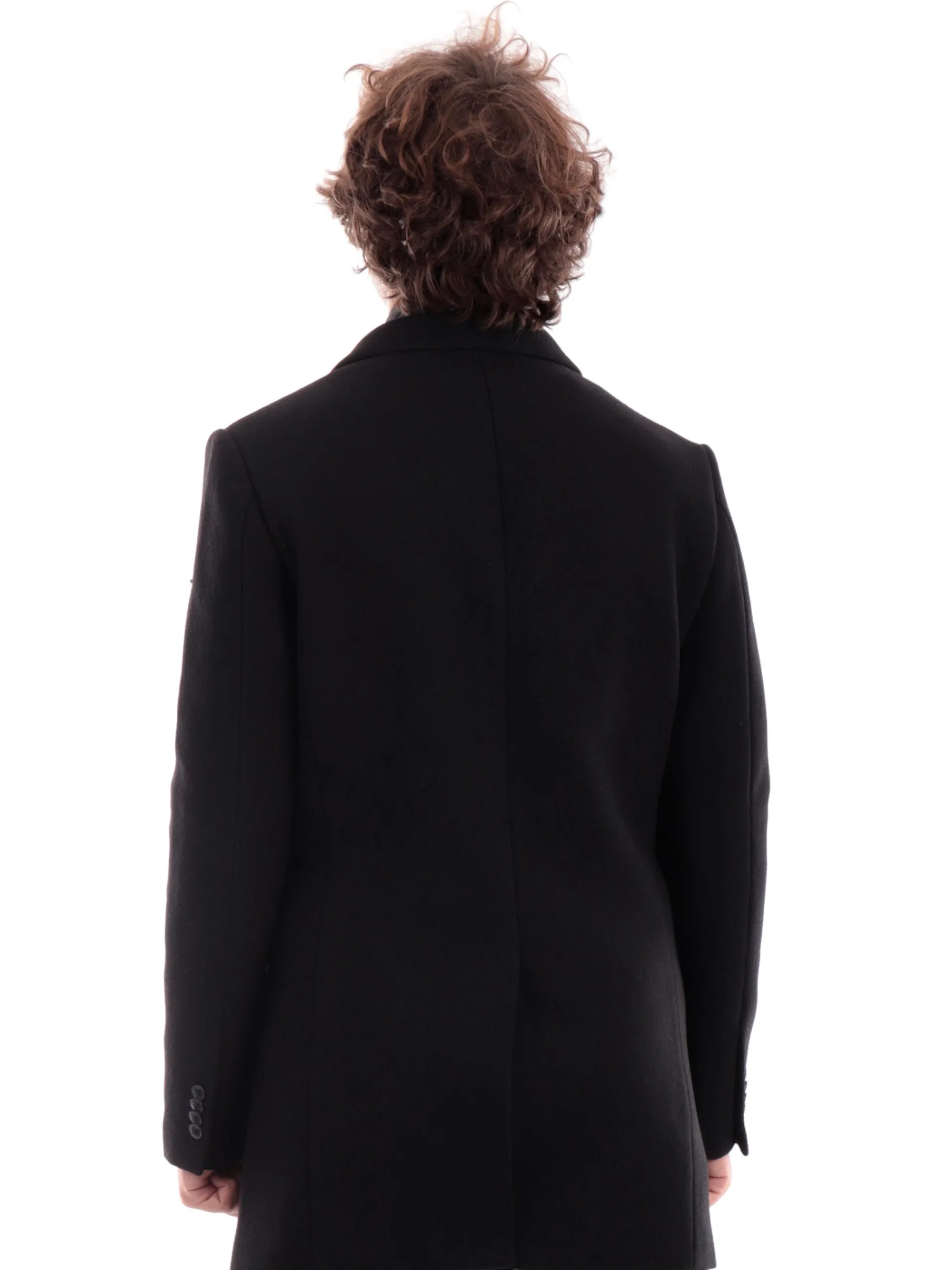YES ZEE Cappotti*Giubbotto nero da uomo con finto Gilet O816KK00