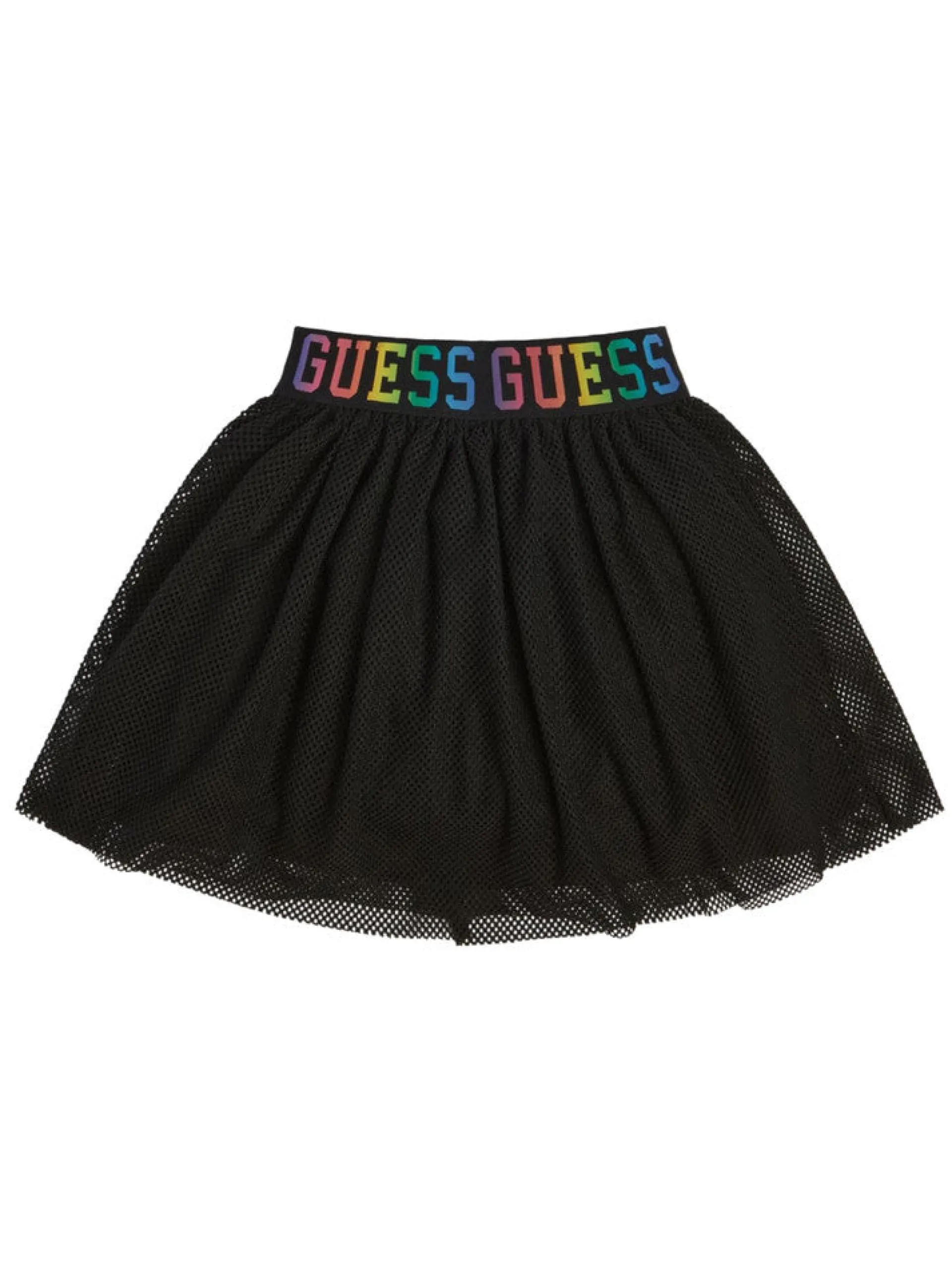GUESS Gonne*Gonna nera da bambina Stretch Net Midi Skirt K3RD01KACZ0
