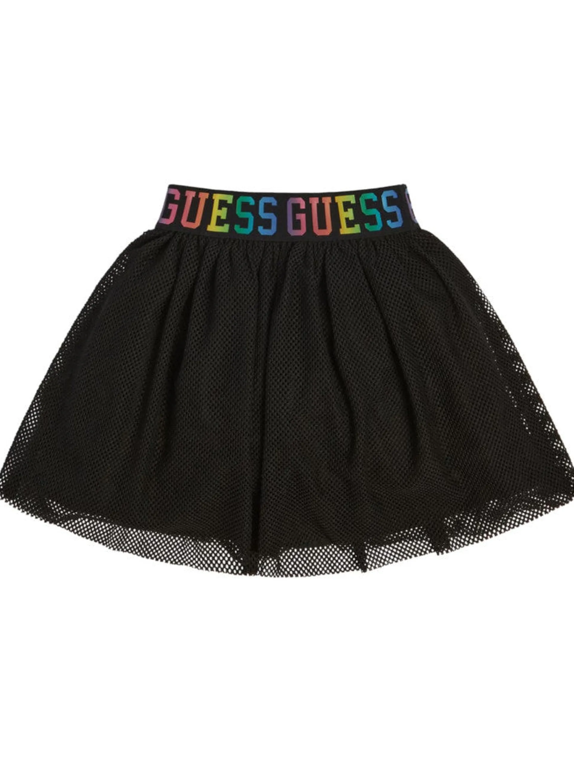 GUESS Gonne*Gonna nera da bambina Stretch Net Midi Skirt K3RD01KACZ0