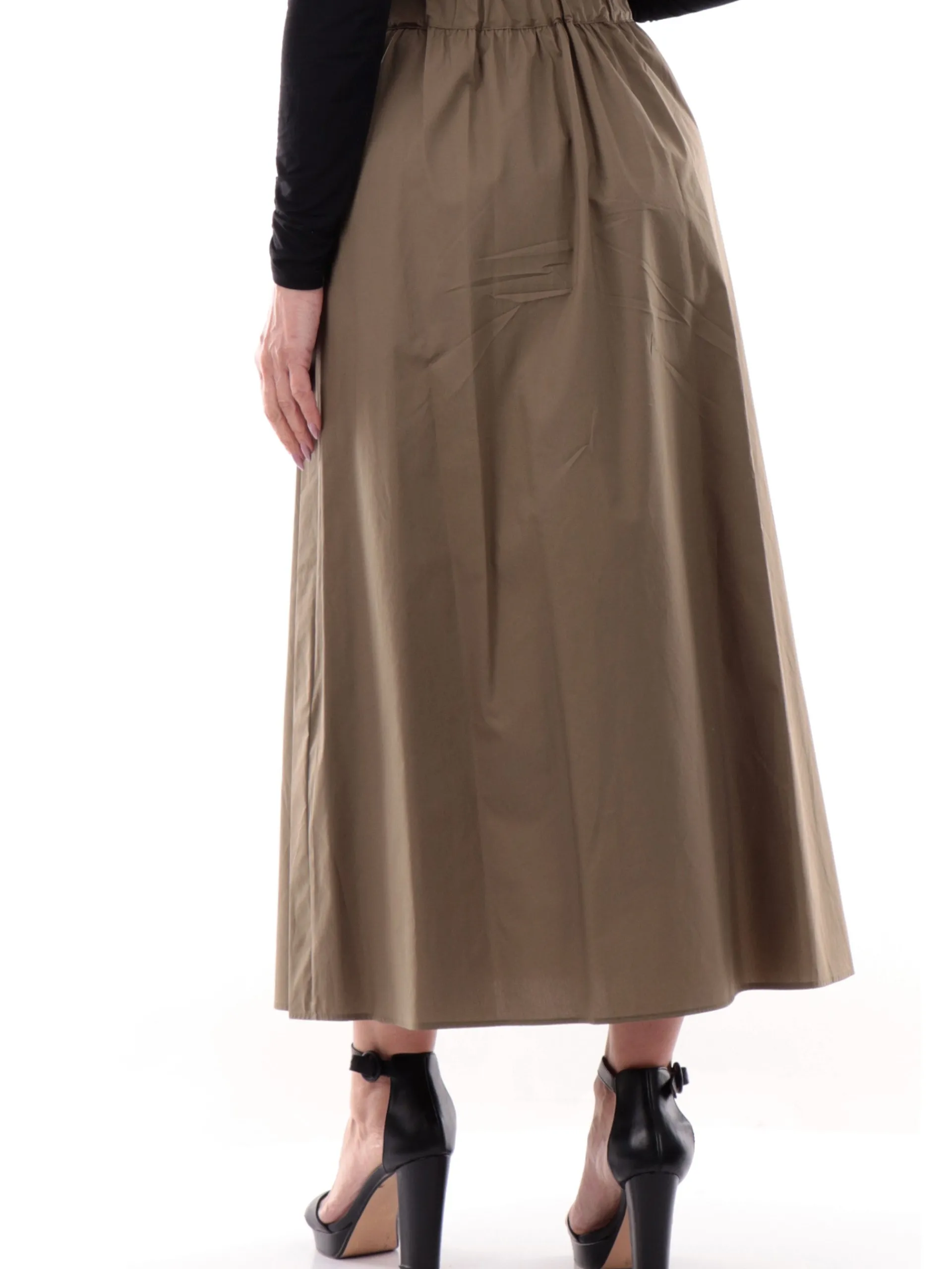 LIU JO MILANO Gonne*Gonna Liu Jo verde da donna lunga svasata WA5173T4853