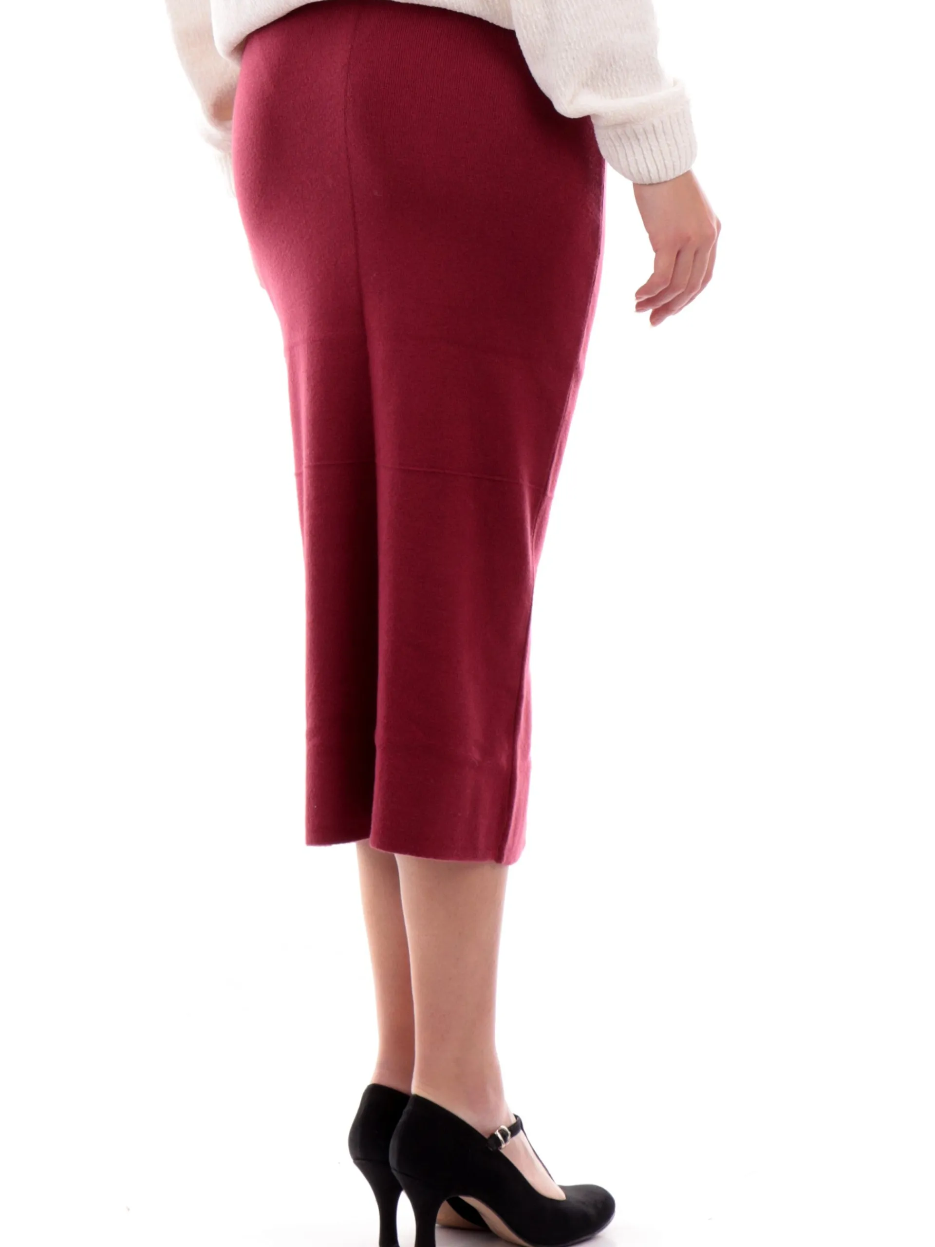 TIFFOSI Gonne*Gonna Tessuto maglia bordeaux con spacco da donna Kyri 10057229