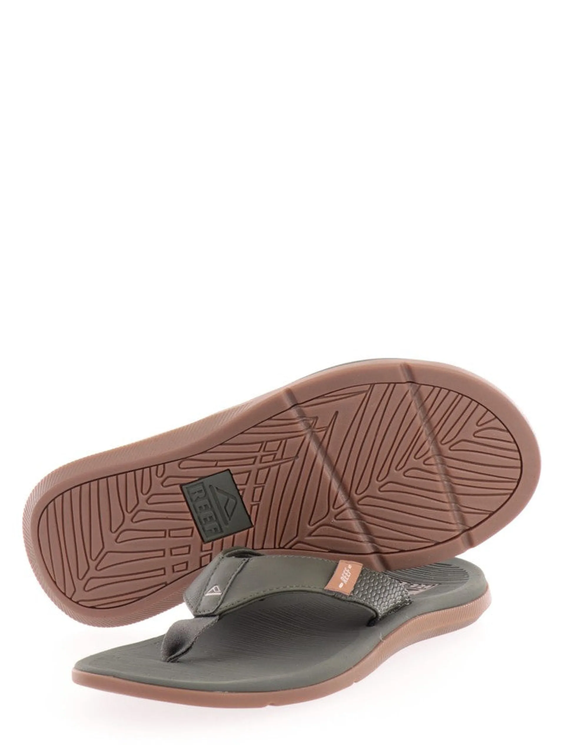 REEF Ciabatte E Infradito*Infradito verde militare da uomo Santa Ana CJ03