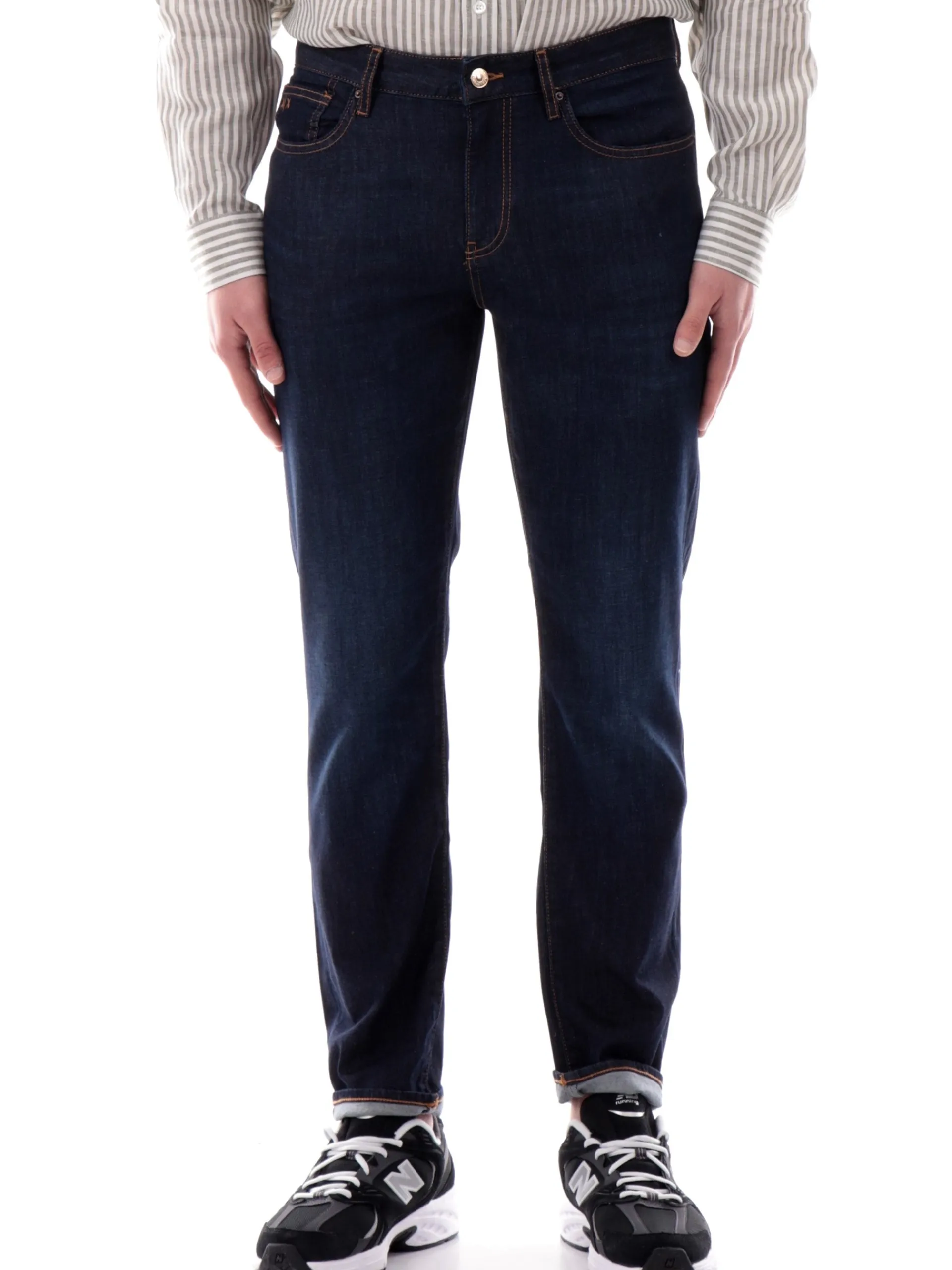 ARMANI EXCHANGE Pantaloni*Jeans AX blu scuro da uomo Skinny XM000070AF13089