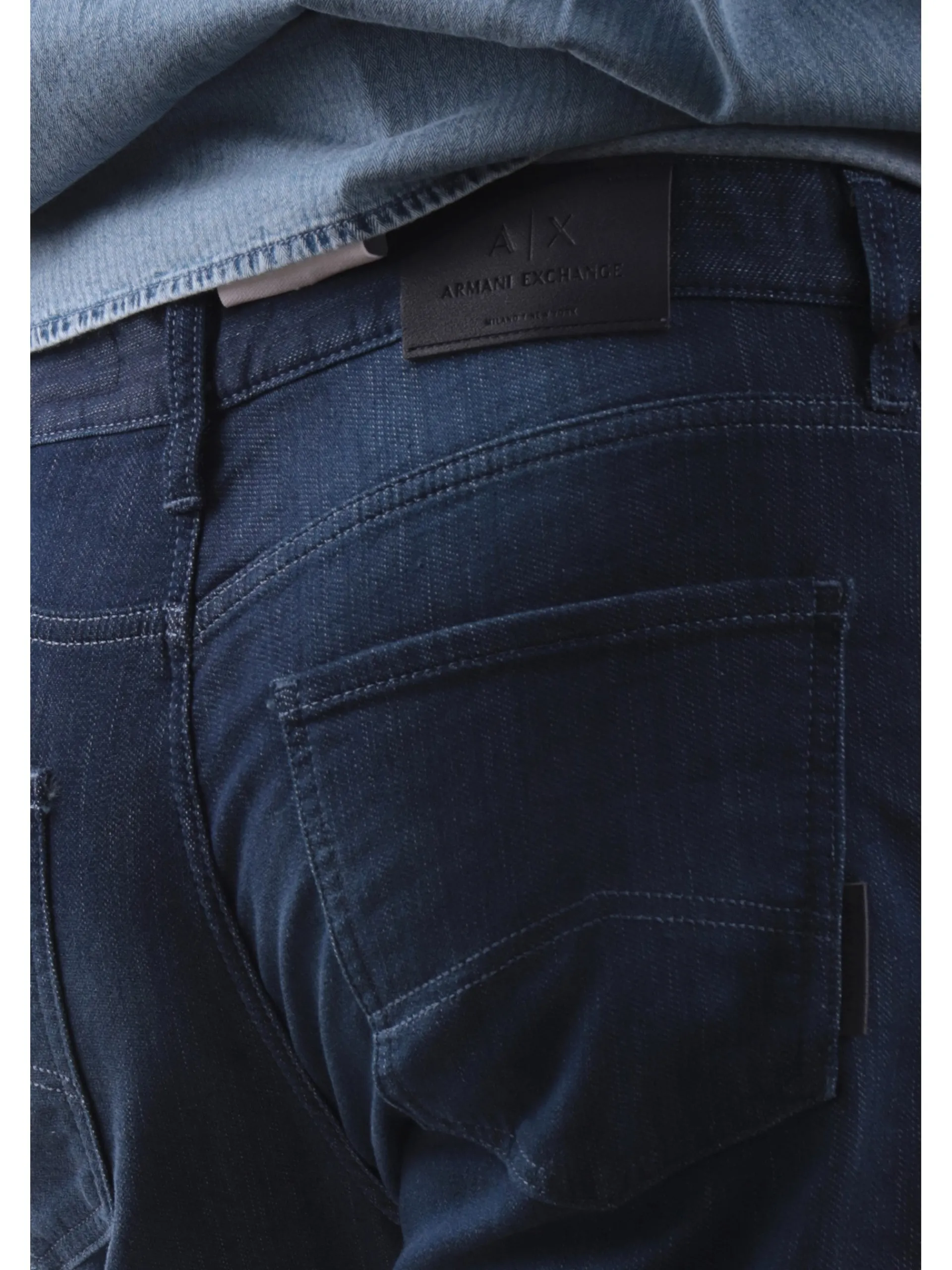 ARMANI EXCHANGE Pantaloni*Jeans AX blu scuro da uomo Slim XM000049AF14368