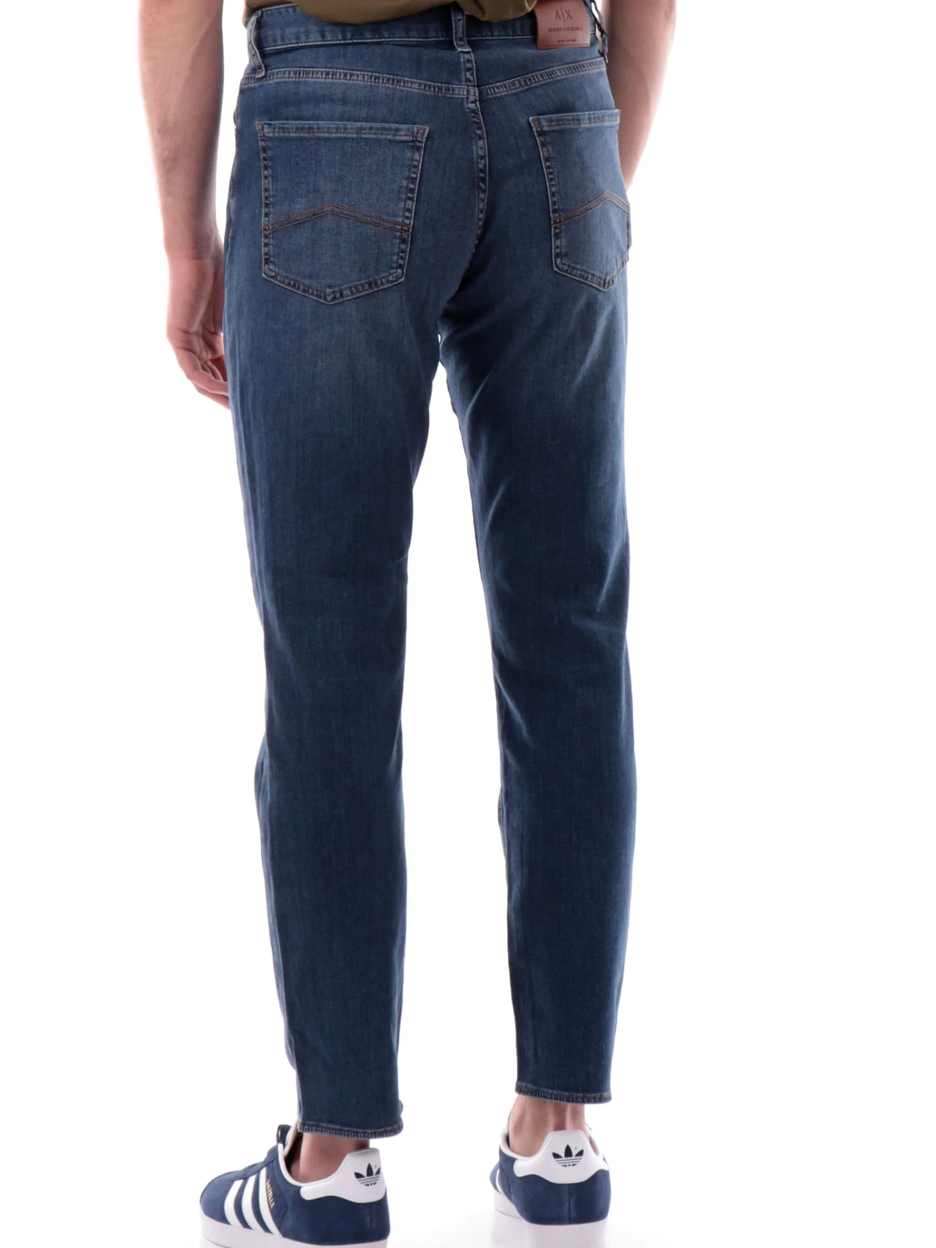 ARMANI EXCHANGE Pantaloni*Jeans AX blu scuro da uomo Skinny XM000070AF13089