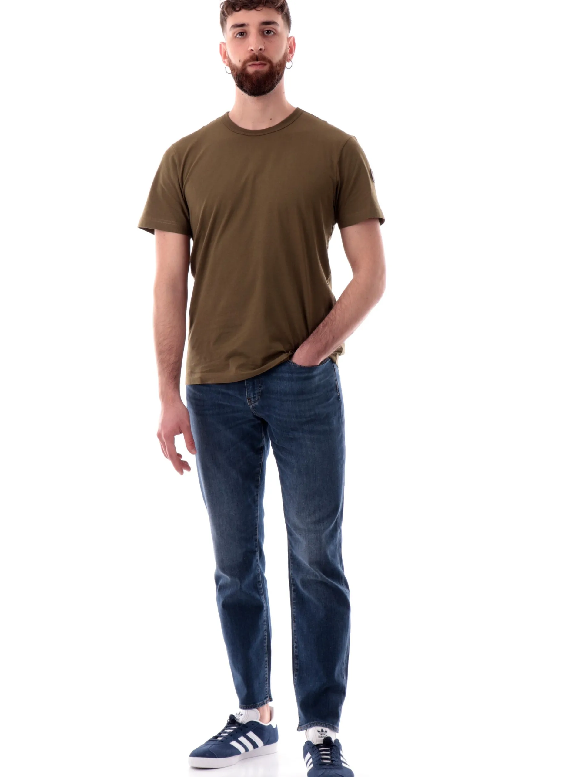 ARMANI EXCHANGE Pantaloni*Jeans AX blu scuro da uomo Skinny XM000070AF13089