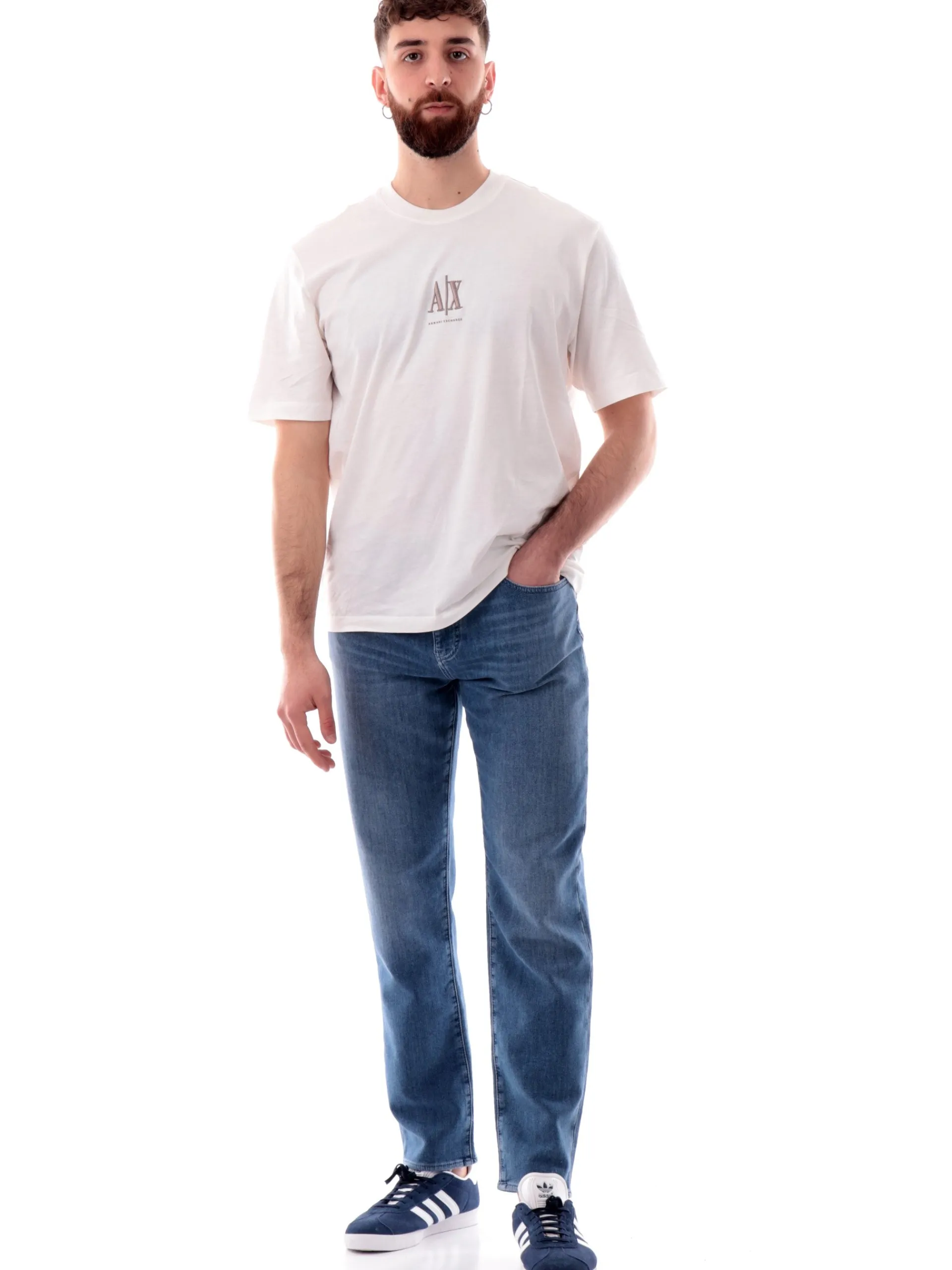 ARMANI EXCHANGE Pantaloni*Jeans AX blu da uomo Slim XM000049AF14368