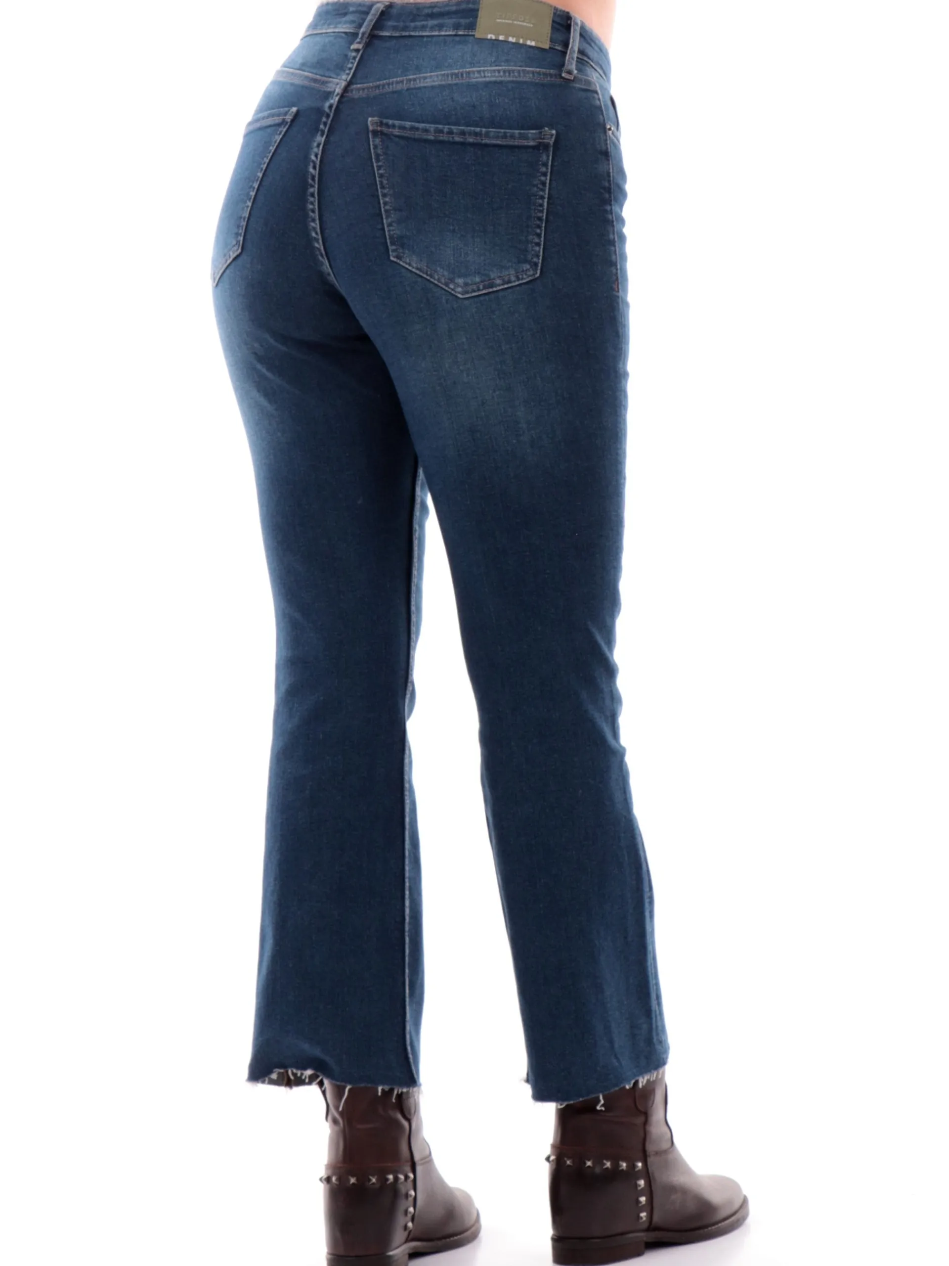 TIFFOSI Jeans*Jeans crop da donna a zampa 10056535W1