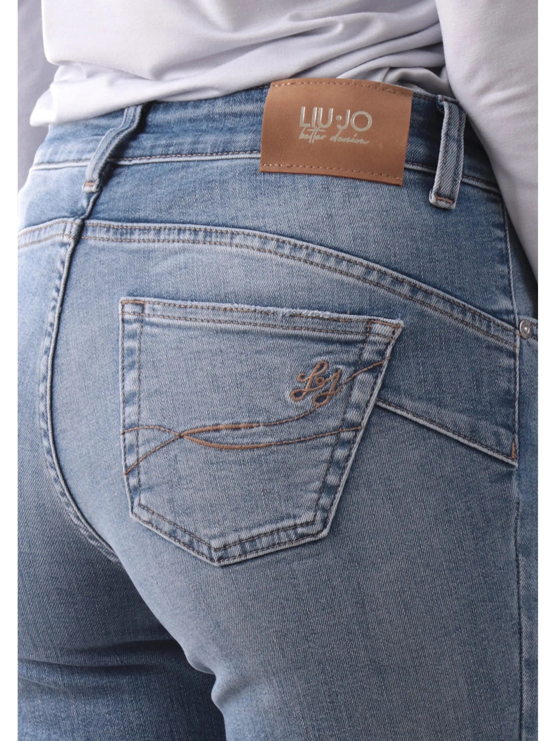 LIU JO MILANO Jeans*Jeans Flare Liu Jo Bottom Up da donna cinque tasche UA5020DS058
