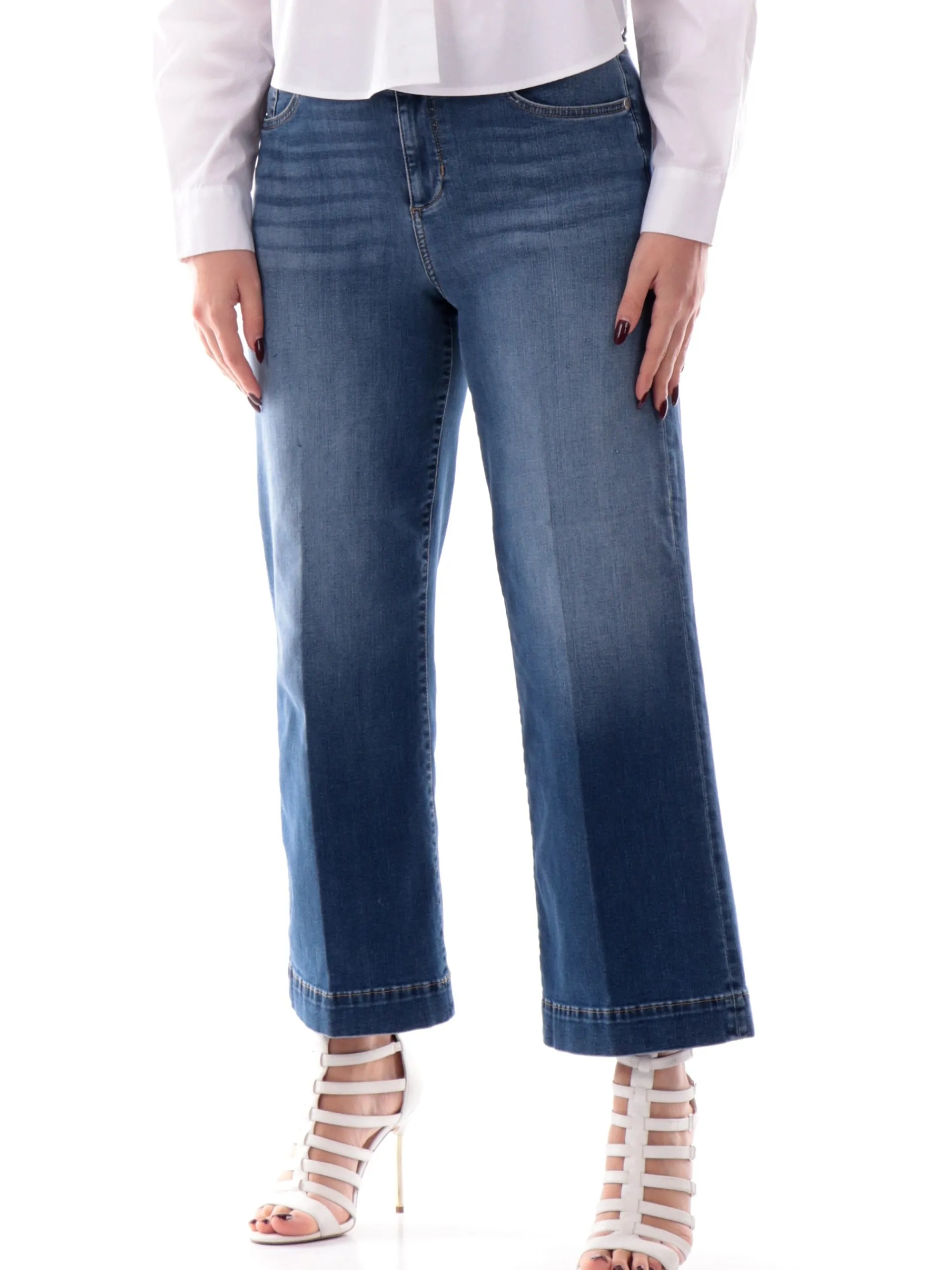 LIU JO MILANO Jeans*Jeans flare Liu Jo crop da donna Authentic UA5161DS800