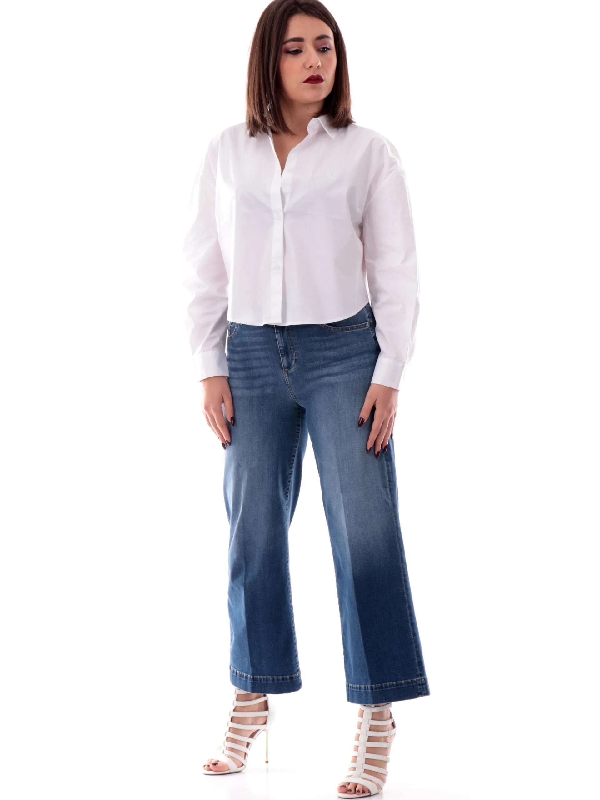 LIU JO MILANO Jeans*Jeans flare Liu Jo crop da donna Authentic UA5161DS800