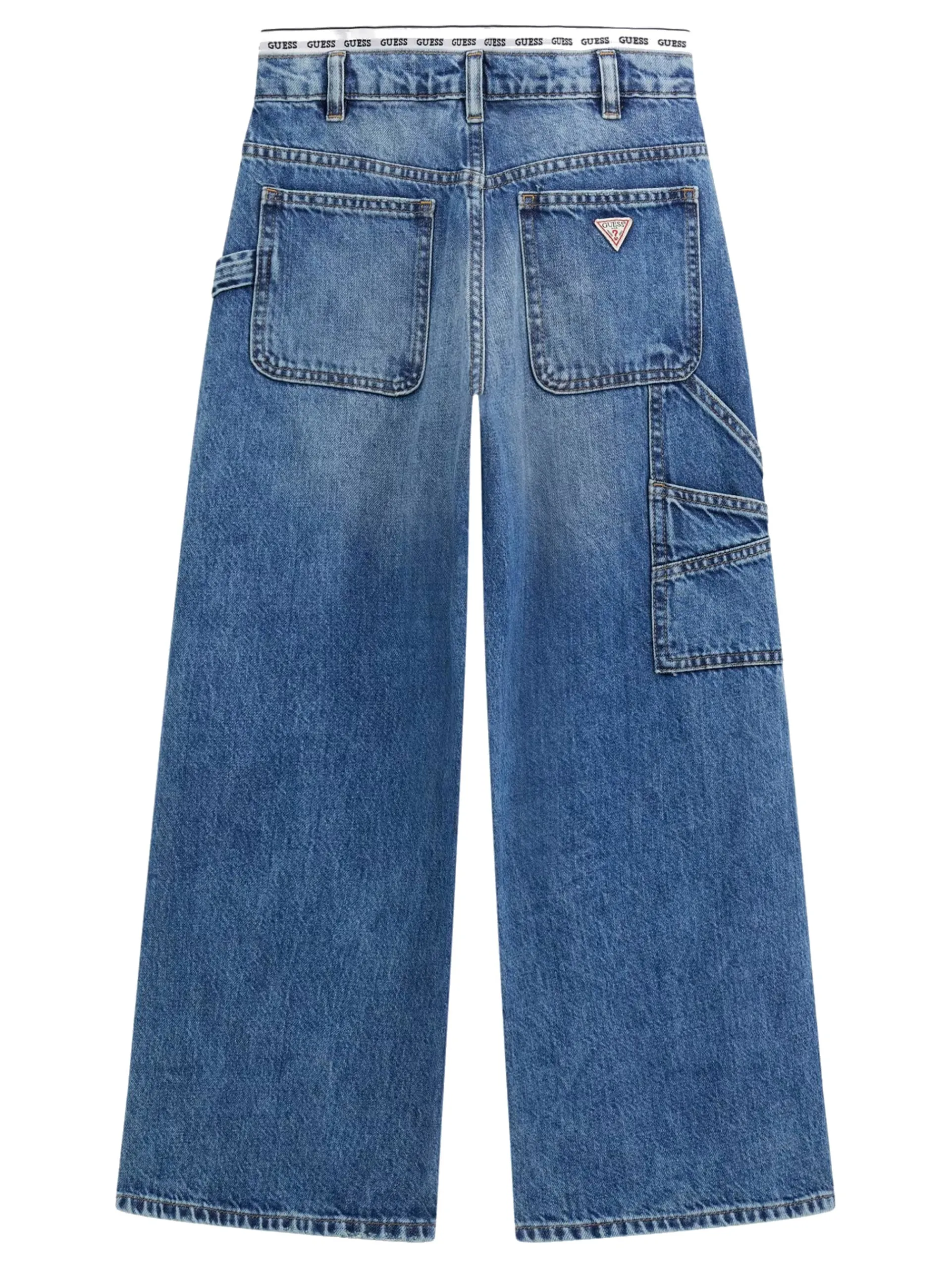 GUESS Pantaloni|Jeans*Jeans Baggy da bambina banda elastica J5RA12D45E0
