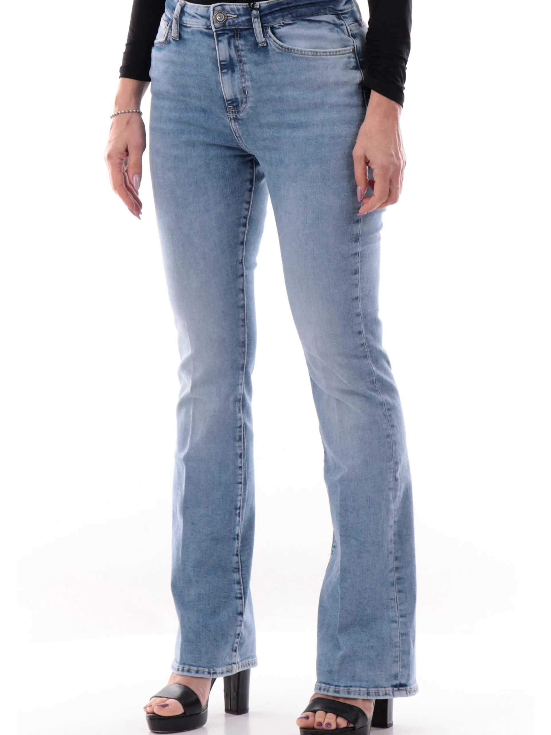GUESS Jeans*Jeans da donna Sexy flare skinny zampa W5RA0LD5L71