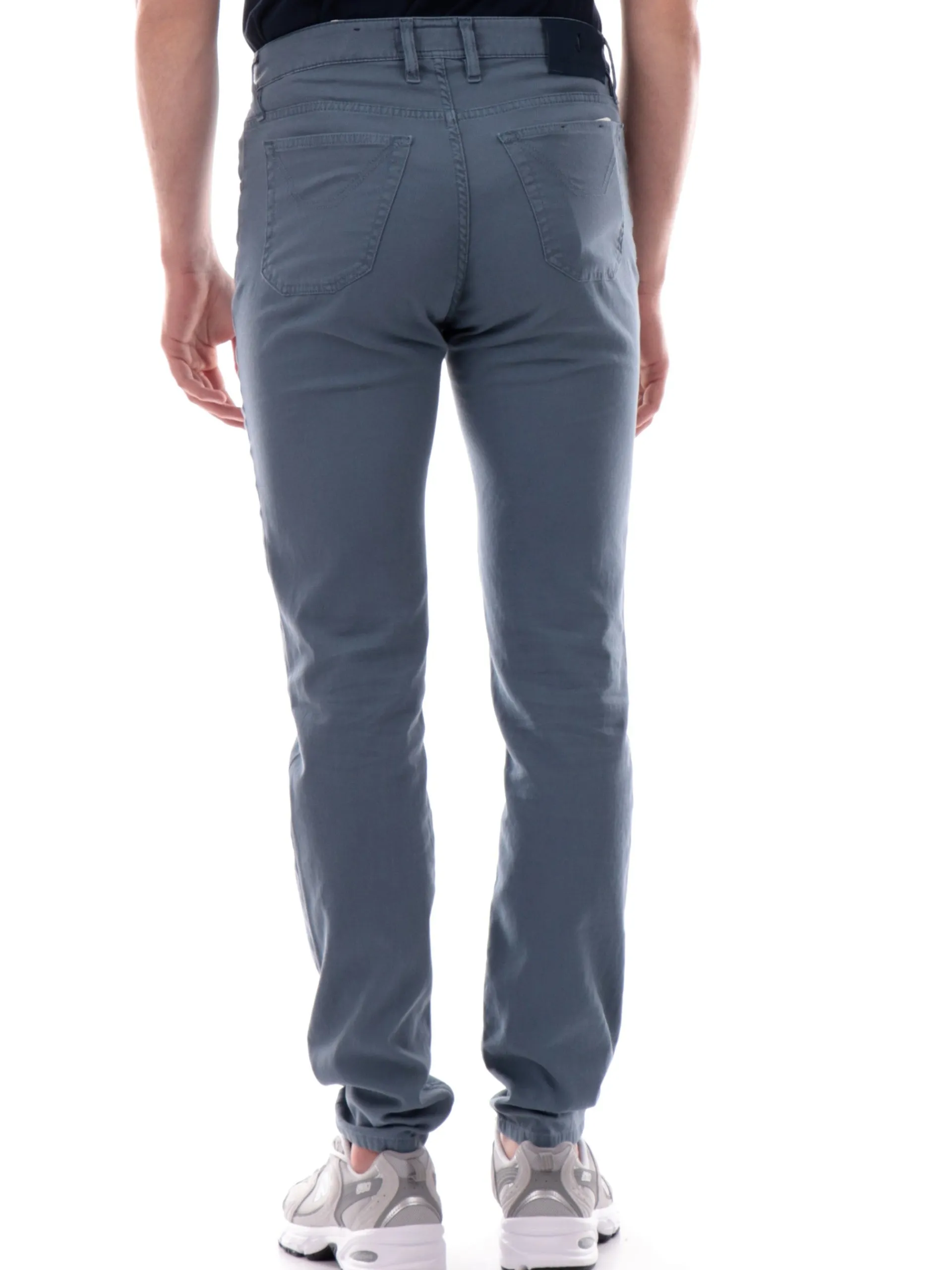 JECKERSON Pantaloni*Jeans blu nido d'ape da uomo John UPPA077NIDO01