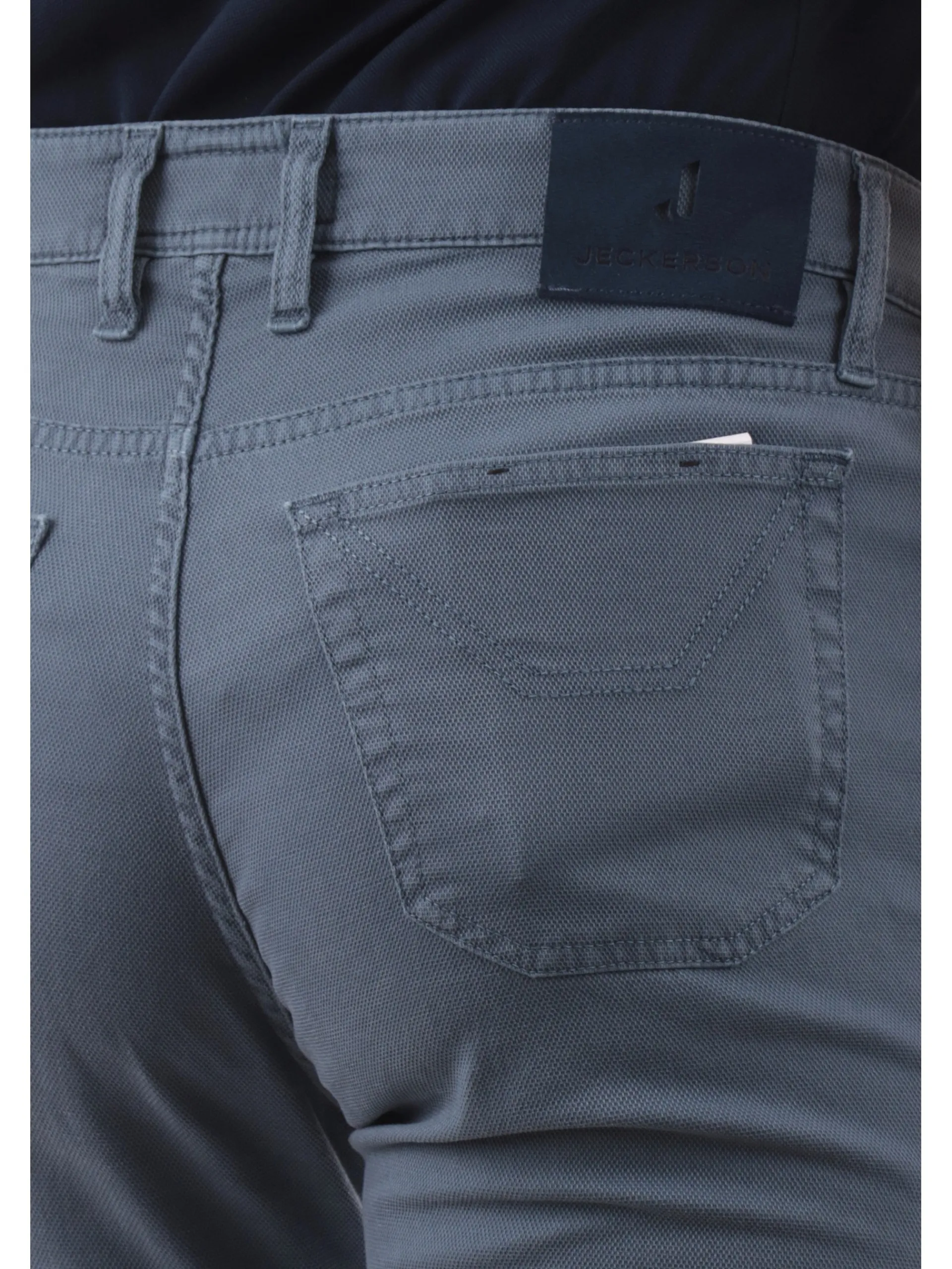 JECKERSON Pantaloni*Jeans blu nido d'ape da uomo John UPPA077NIDO01