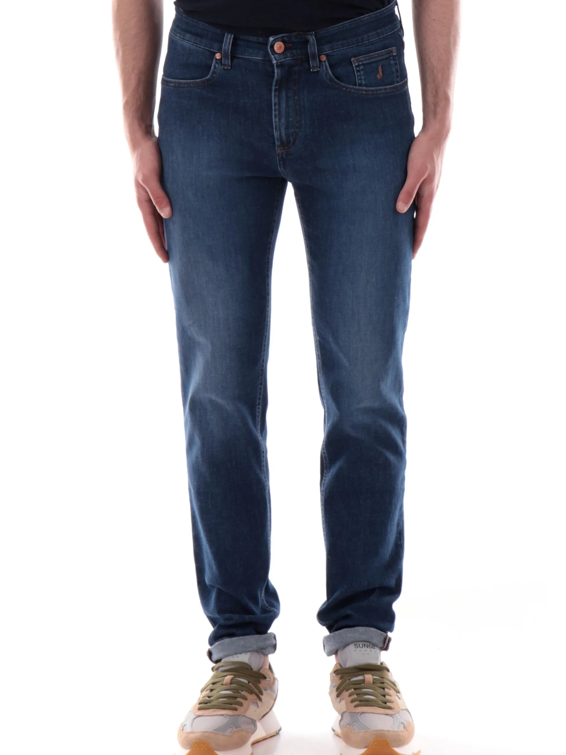 JECKERSON Jeans*Jeans Jordan blu da uomo Slim UPPA078DENI037 D108