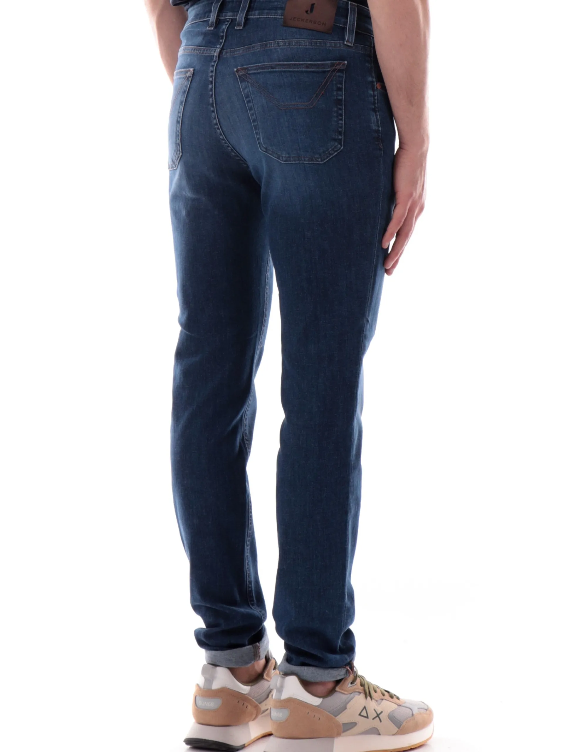 JECKERSON Jeans*Jeans Jordan blu da uomo Slim UPPA078DENI037 D108