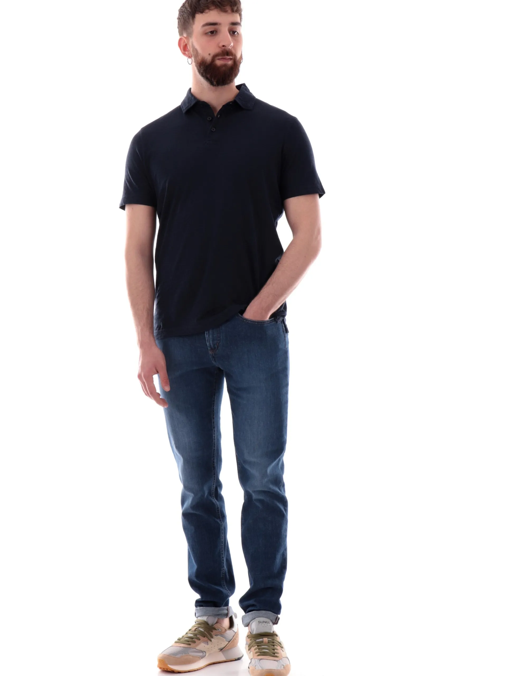 JECKERSON Jeans*Jeans Jordan blu da uomo Slim UPPA078DENI037 D108